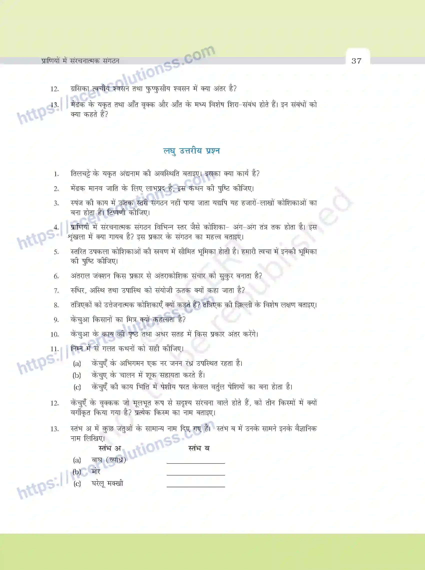 NCERT-Exemplar-Questions-Class-11-Biology--प्राणियों-मे-संरचनात्मक-संगठन-378-page-4