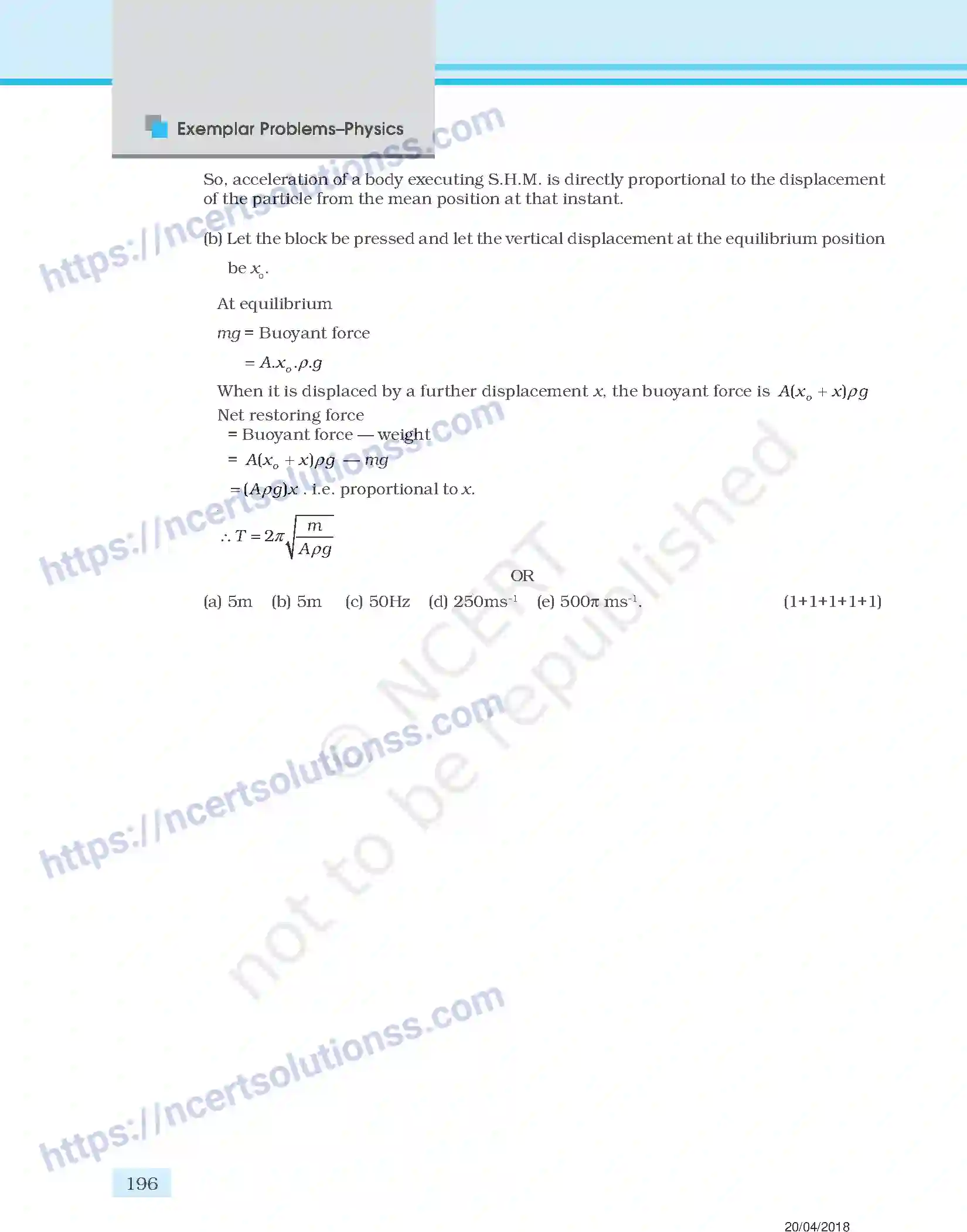 NCERT-Exemplar-Questions-Class-11-Physics--Design-of-Question-Paper-144-page-16