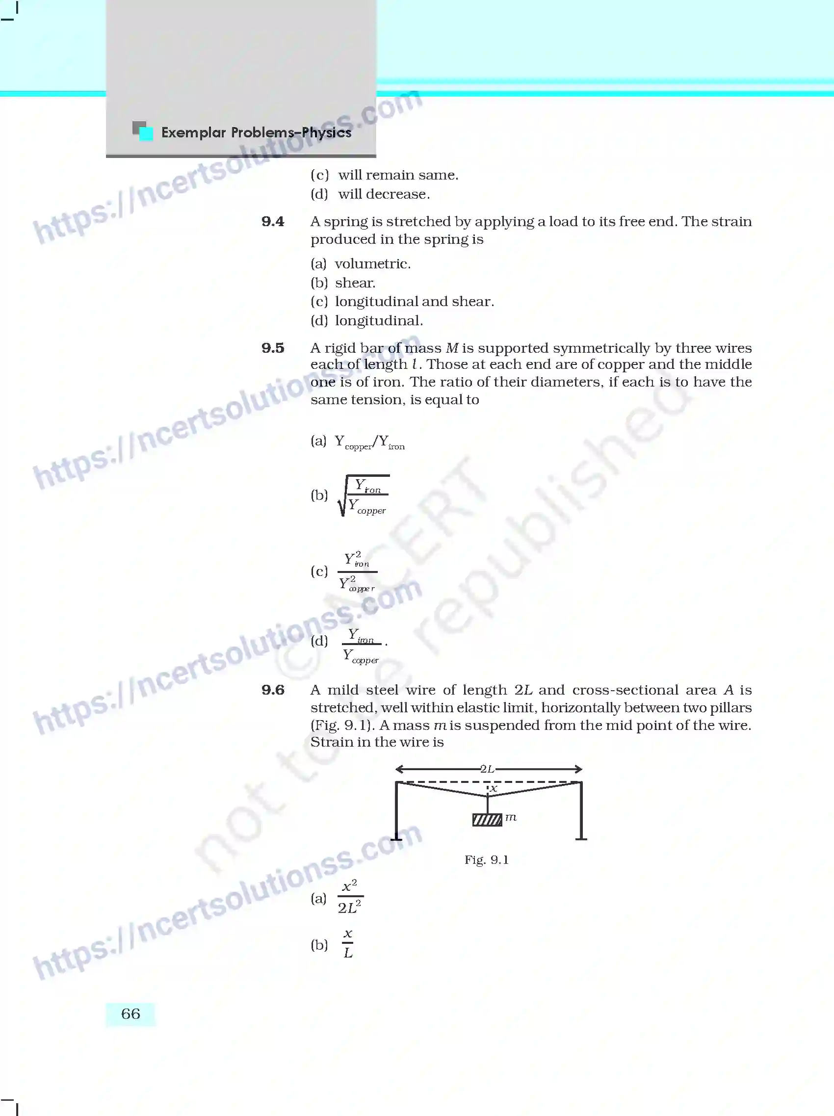 NCERT-Exemplar-Questions-Class-11-Physics--Mechanical-Properties-of-Solids-137-page-2