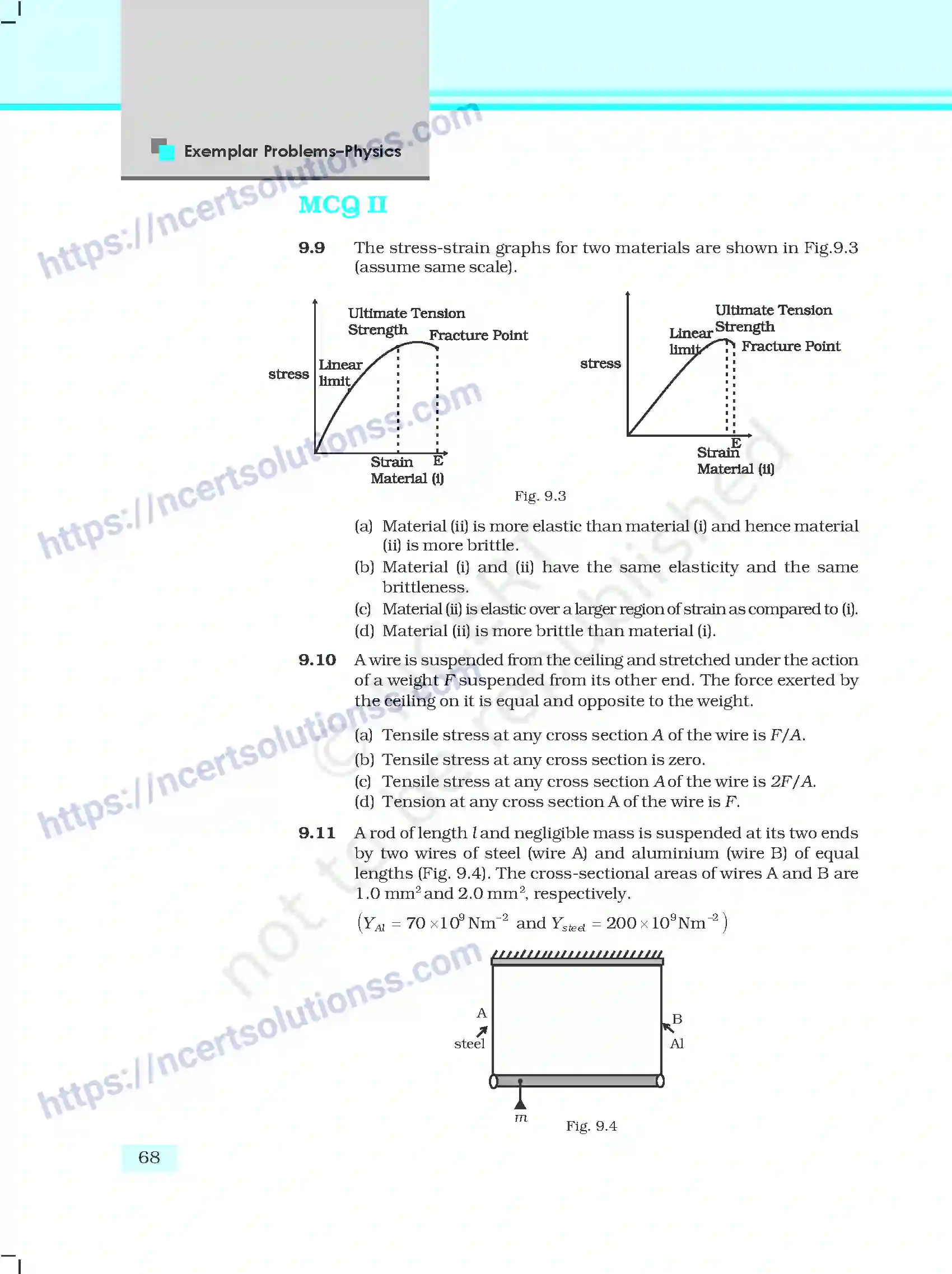 NCERT-Exemplar-Questions-Class-11-Physics--Mechanical-Properties-of-Solids-137-page-4