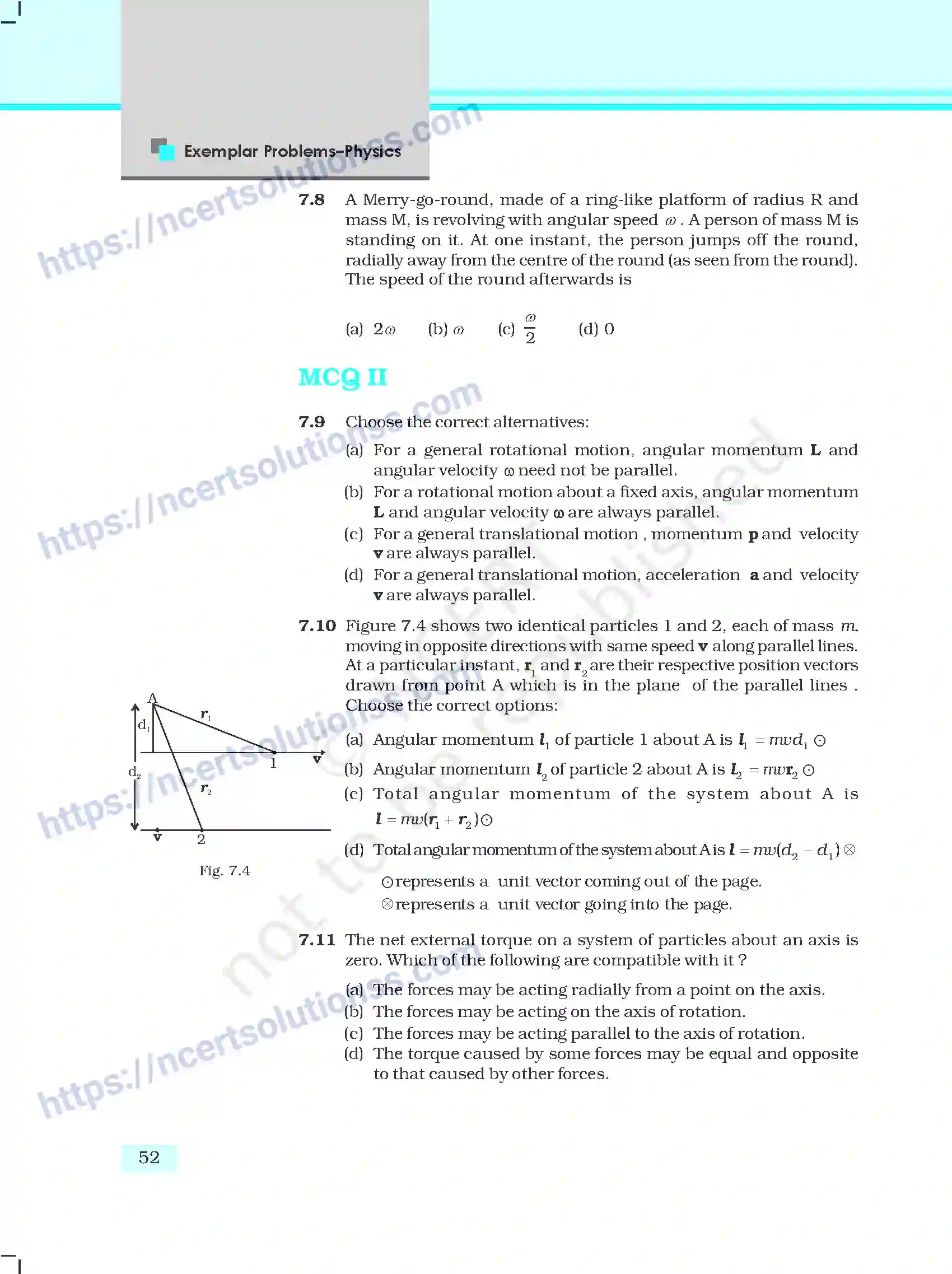 NCERT-Exemplar-Questions-Class-11-Physics--System-of-Particles-and-Rotational-Motion-135-page-3