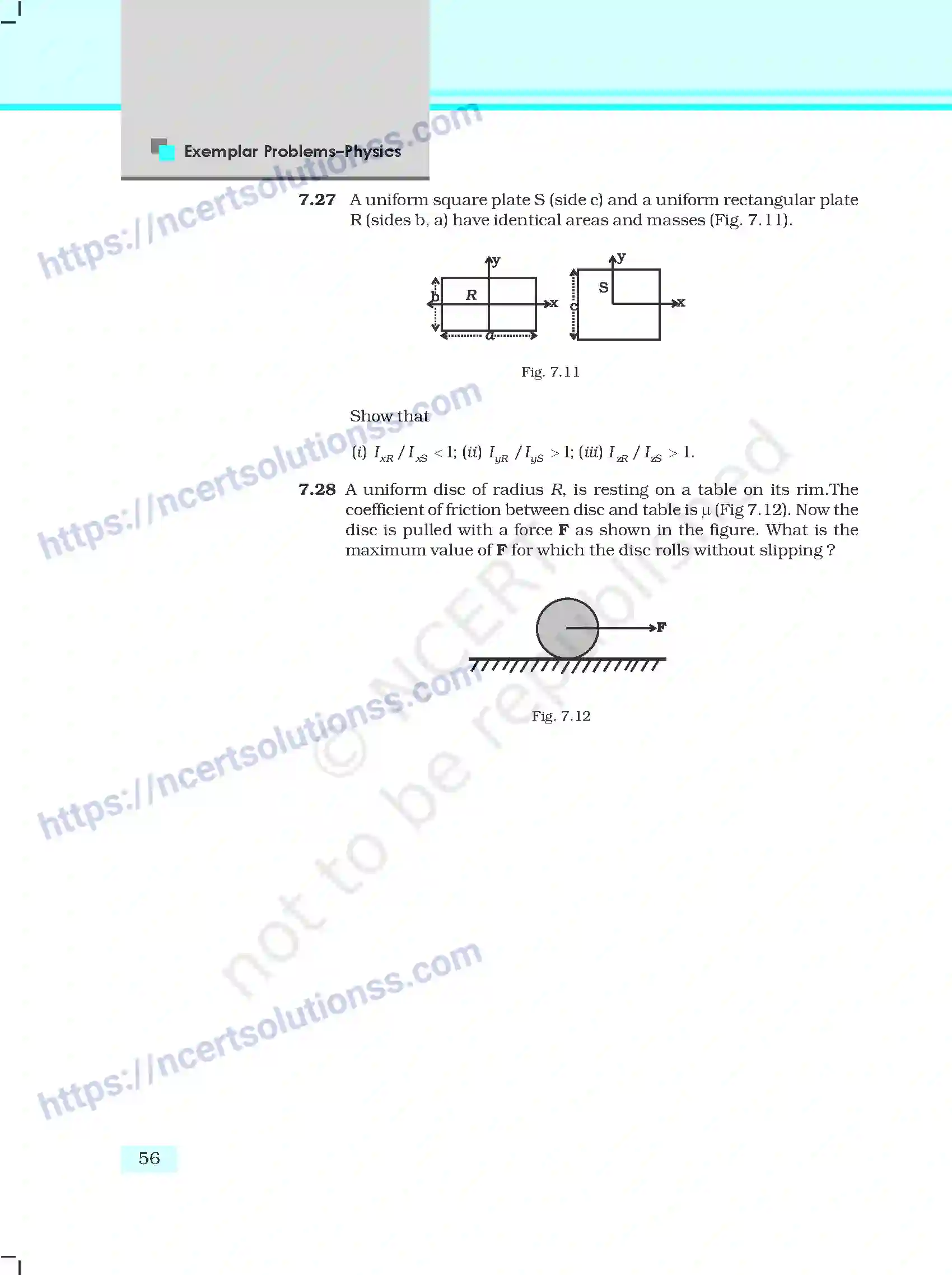 NCERT-Exemplar-Questions-Class-11-Physics--System-of-Particles-and-Rotational-Motion-135-page-7