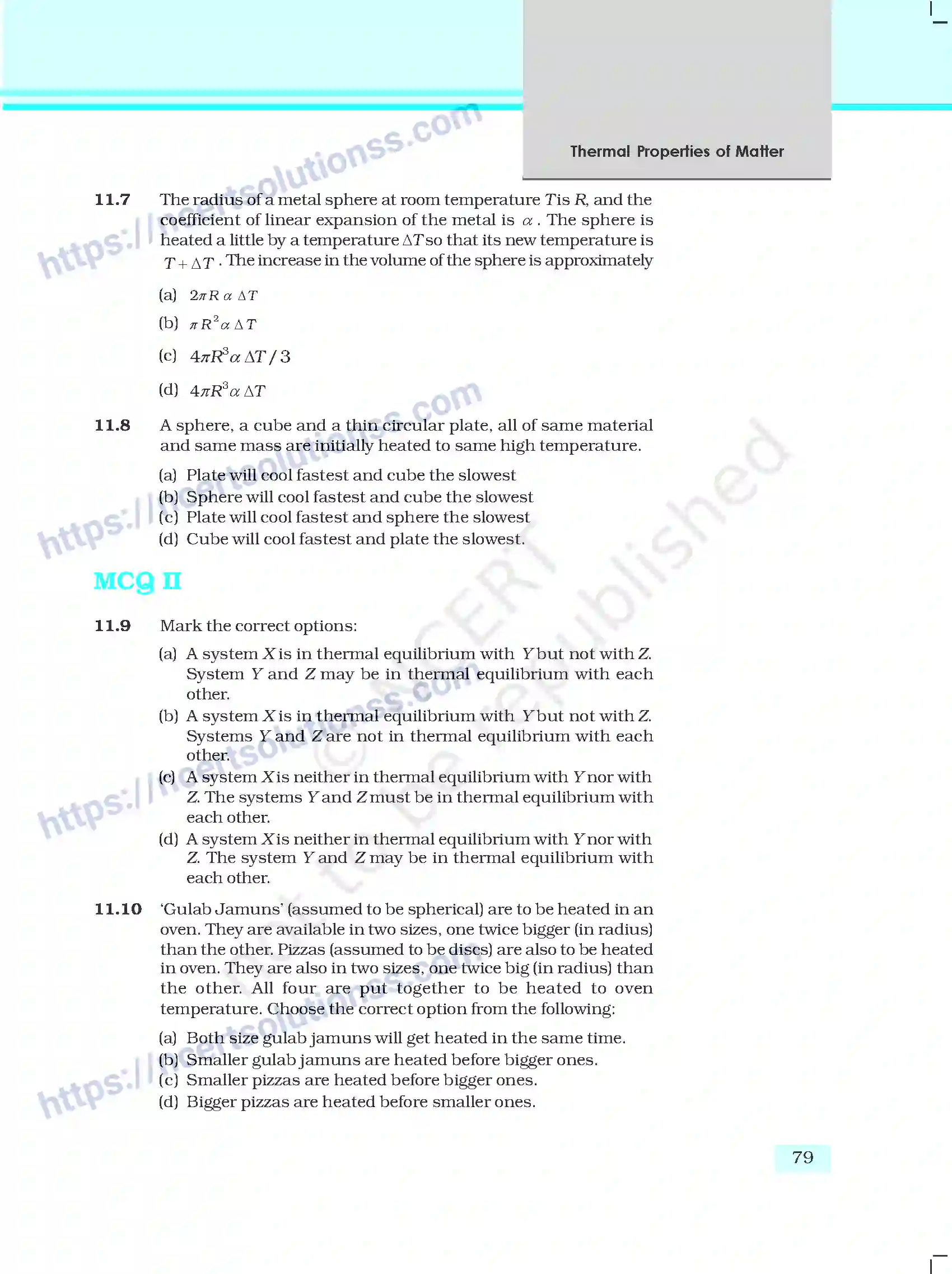 NCERT-Exemplar-Questions-Class-11-Physics--Thermal-Properties-of-Matter-139-page-3