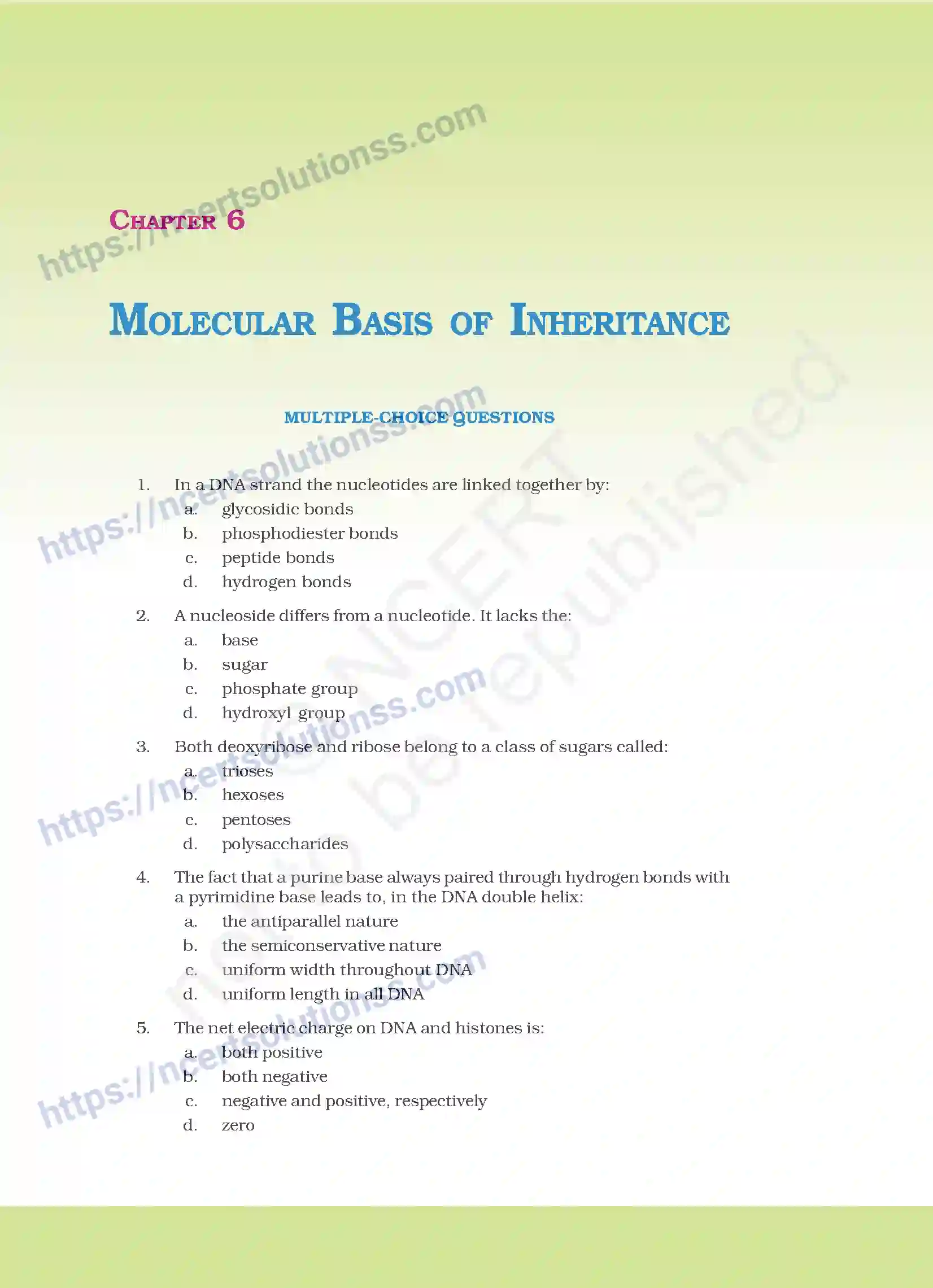 NCERT-Exemplar-Questions-Class-12-Biology--Molecular-Basis-Of-Inheritance-22-page-1