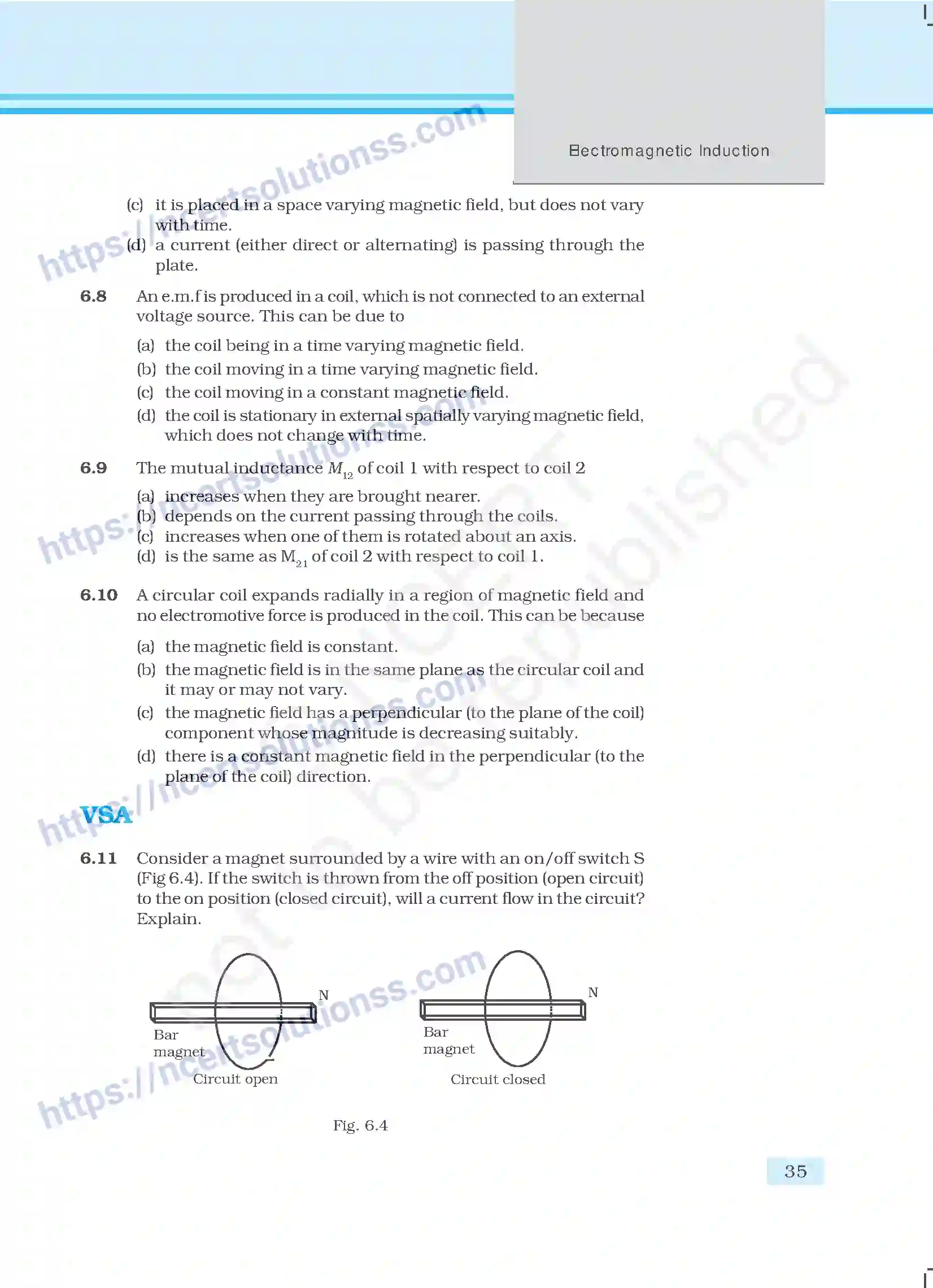 NCERT-Exemplar-Questions-Class-12-Physics--Electromagnetic-Induction-59-page-3