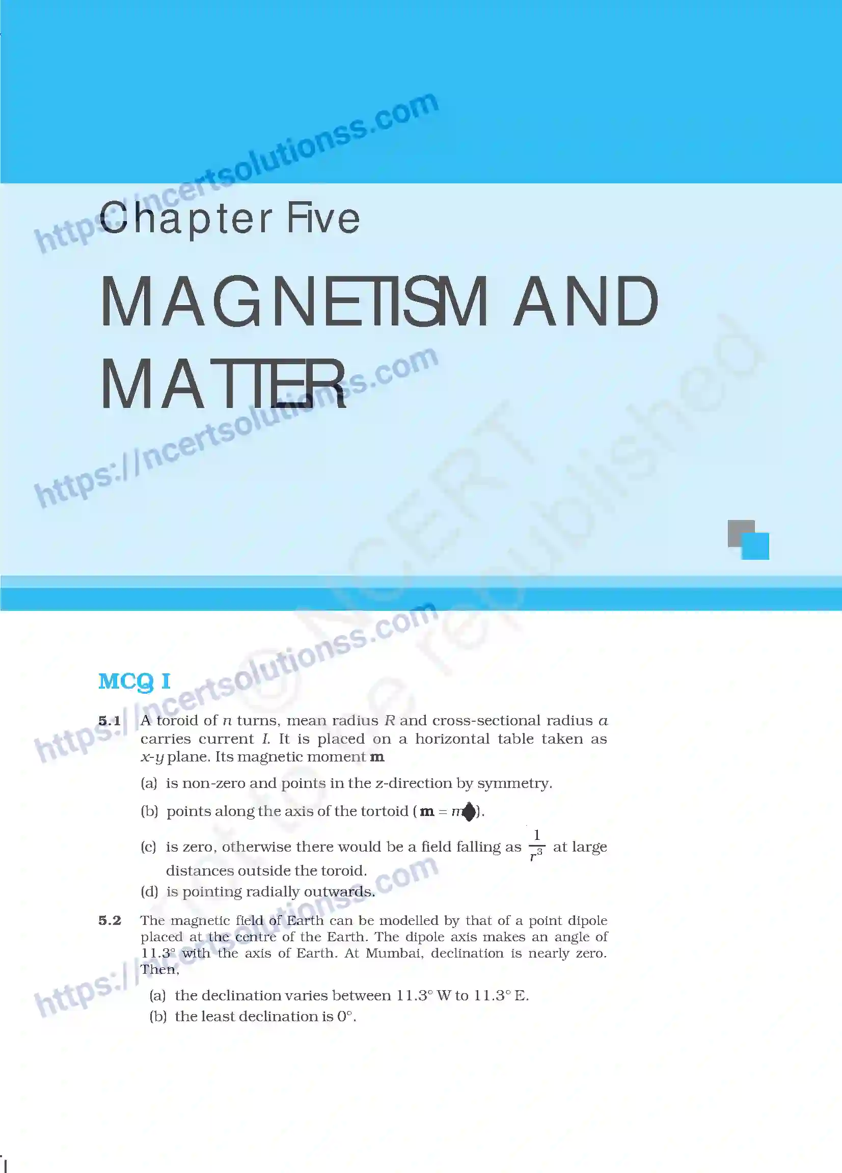 NCERT-Exemplar-Questions-Class-12-Physics--Magnetism-And-Matter-58-page-1