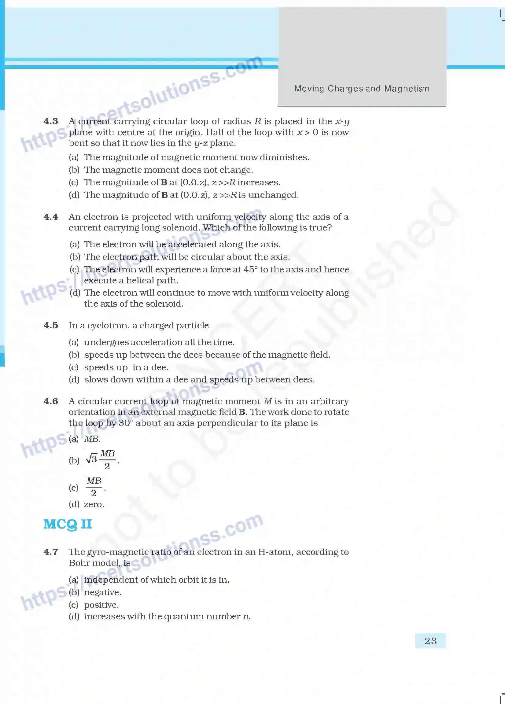 NCERT-Exemplar-Questions-Class-12-Physics--Moving-Charges-And-Magnetism-57-page-2