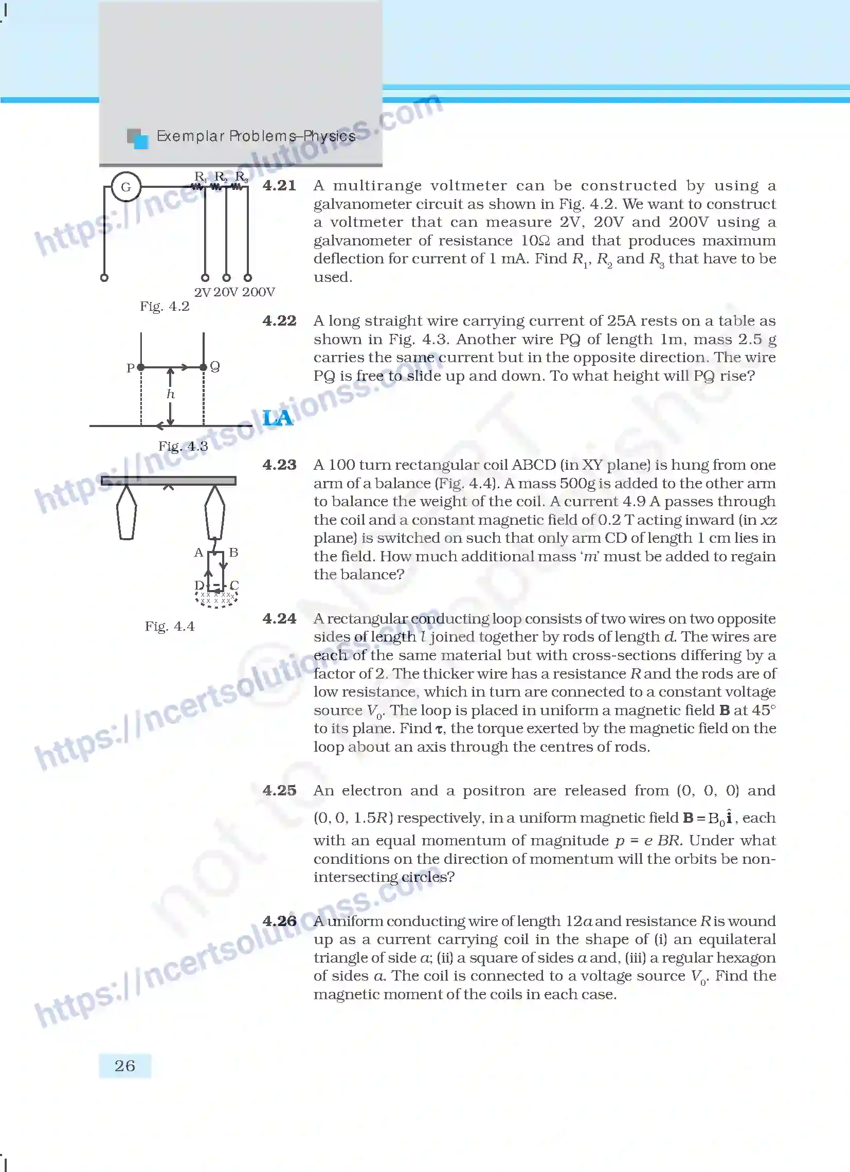 NCERT-Exemplar-Questions-Class-12-Physics--Moving-Charges-And-Magnetism-57-page-5