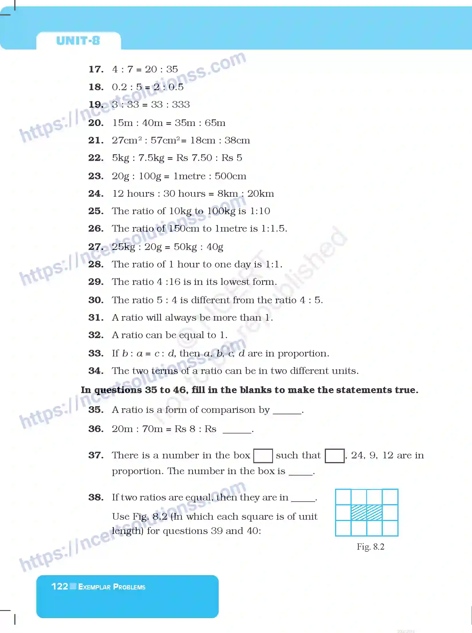 NCERT-Exemplar-Questions-Class-6-Mathematics--Ratio-and-Proportion-288-page-6