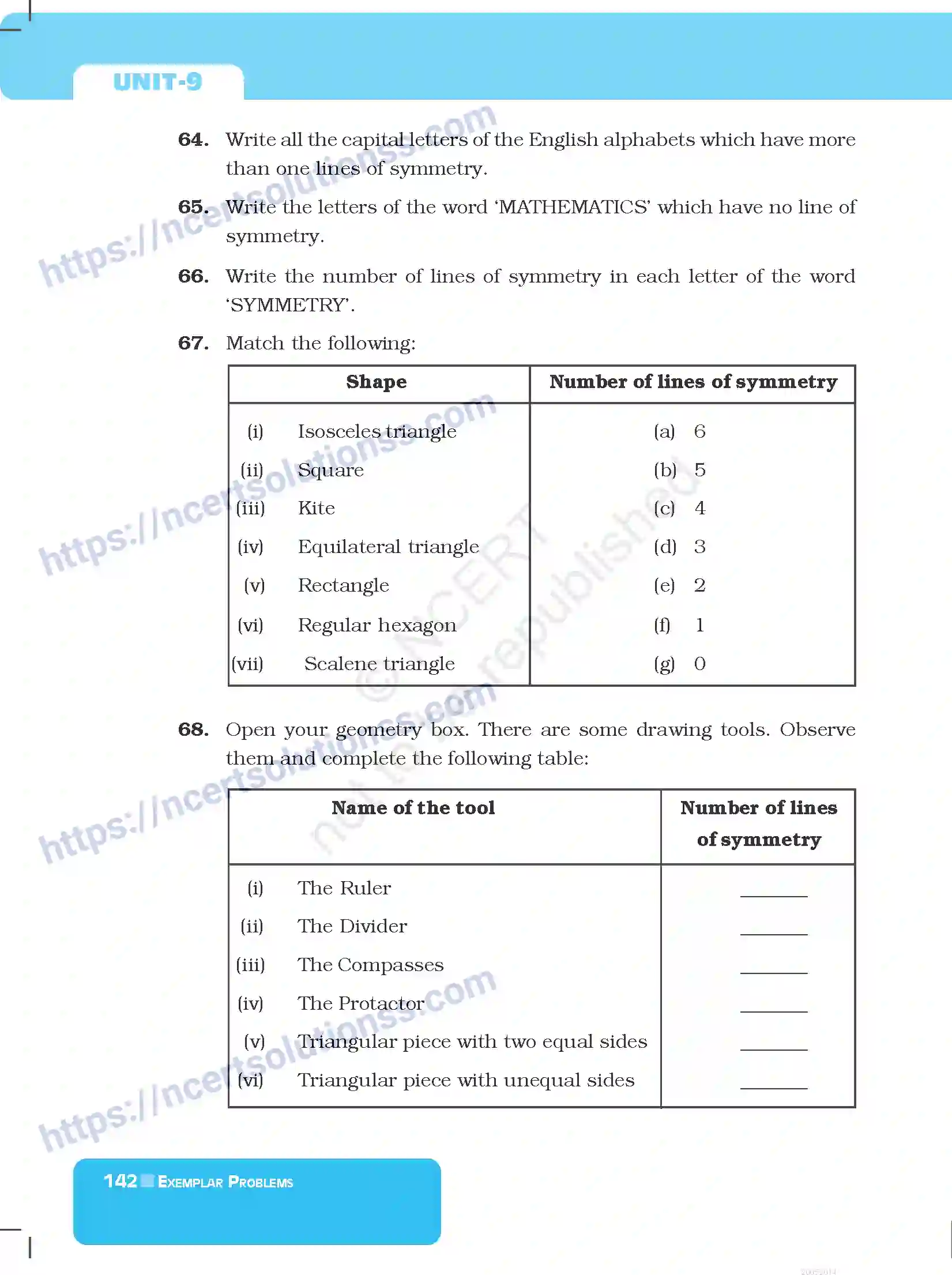 NCERT-Exemplar-Questions-Class-6-Mathematics--Symmetry-and-Practical-Geometry-289-page-10