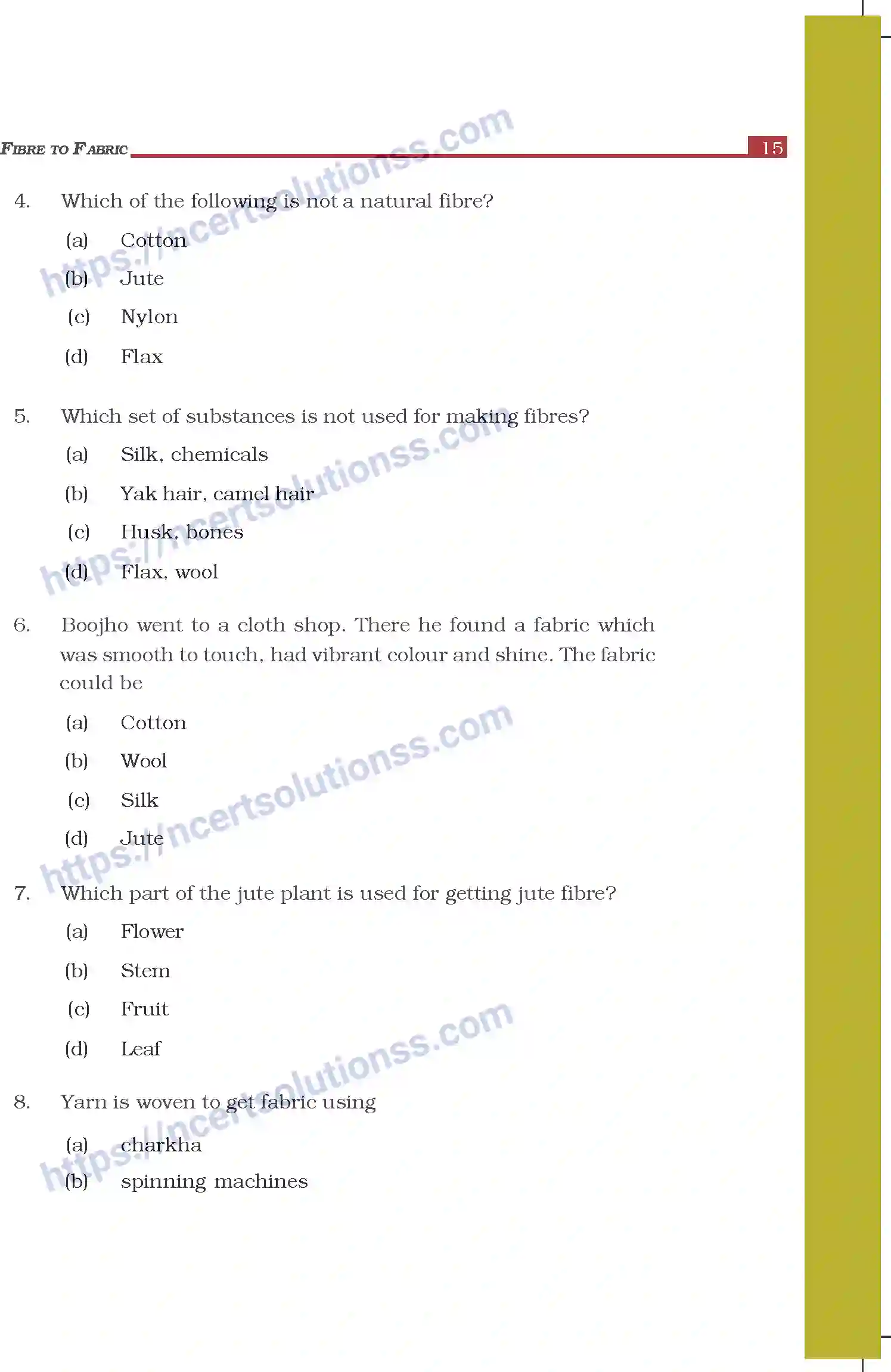 NCERT-Exemplar-Questions-Class-6-Science--Fibre-to-Fabric-293-page-2