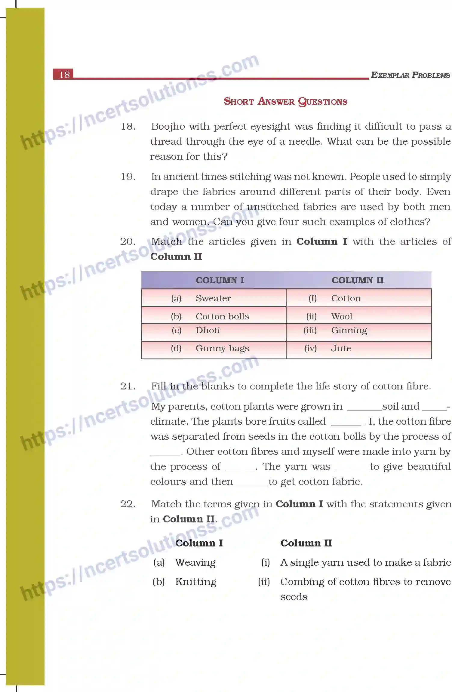 NCERT-Exemplar-Questions-Class-6-Science--Fibre-to-Fabric-293-page-5