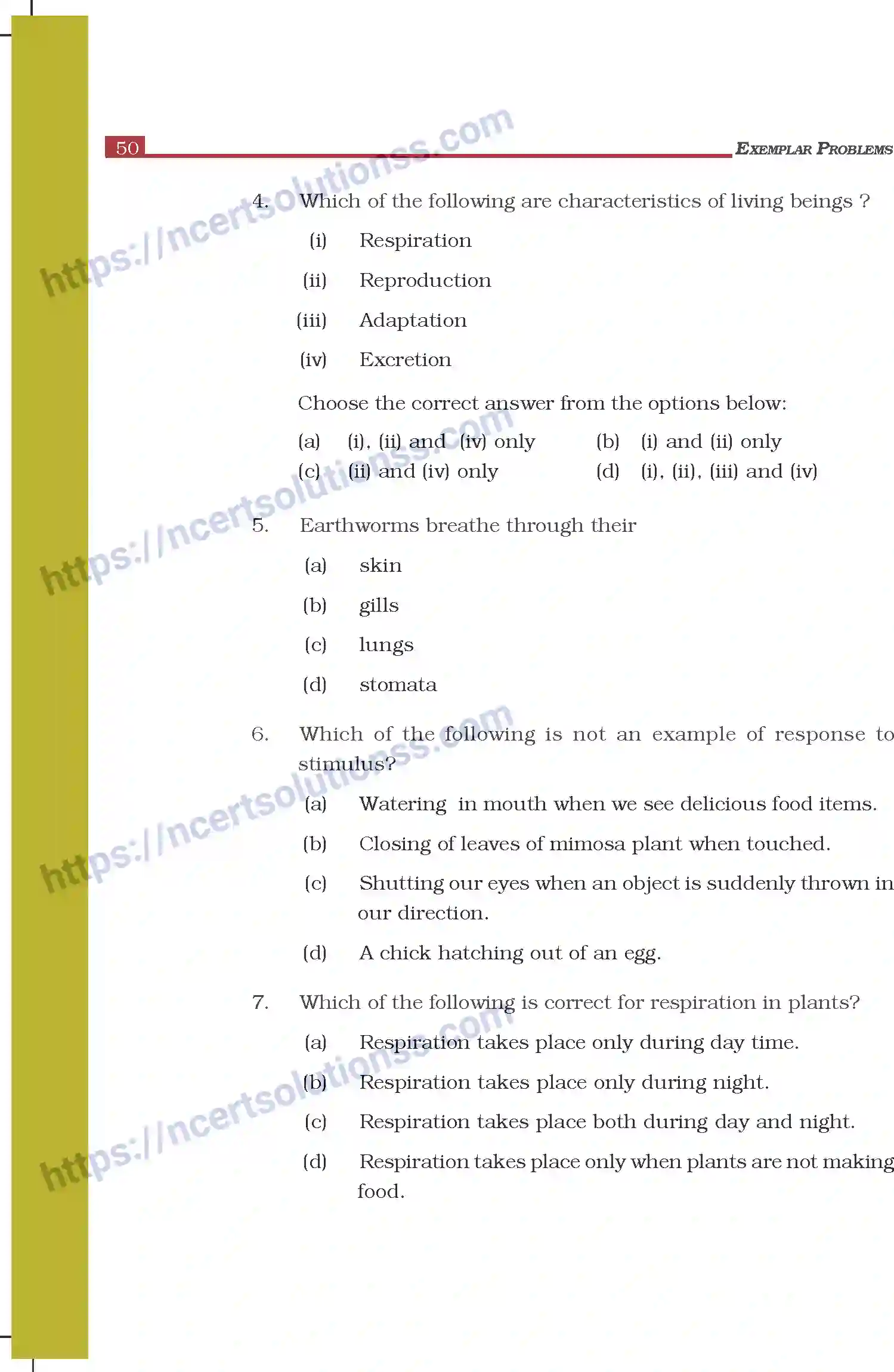 NCERT-Exemplar-Questions-Class-6-Science--The-Living-Organisms-and-their-Surroundings-299-page-2