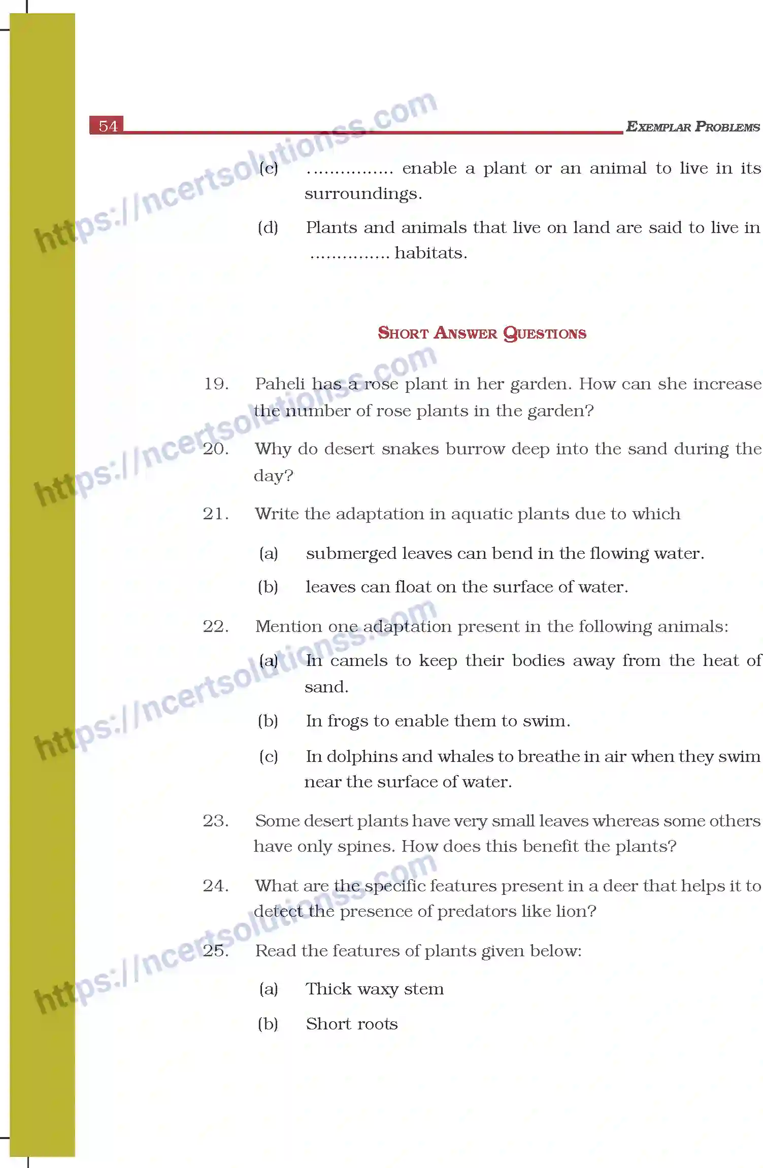 NCERT-Exemplar-Questions-Class-6-Science--The-Living-Organisms-and-their-Surroundings-299-page-6