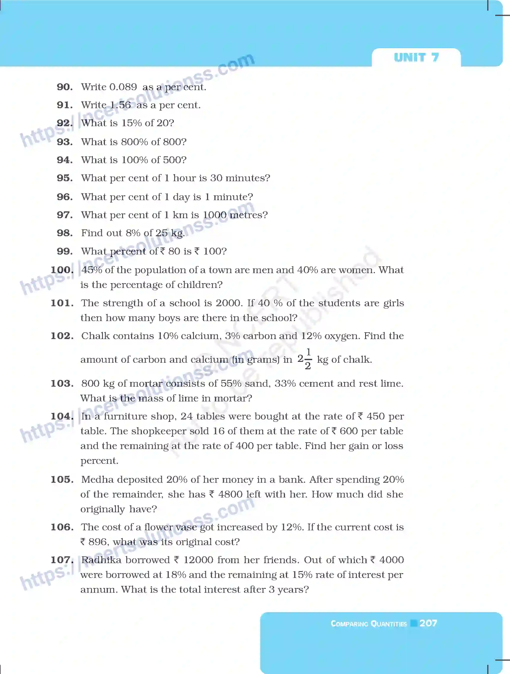 NCERT-Exemplar-Questions-Class-7-Mathematics--Comparing-Quantities-255-page-19