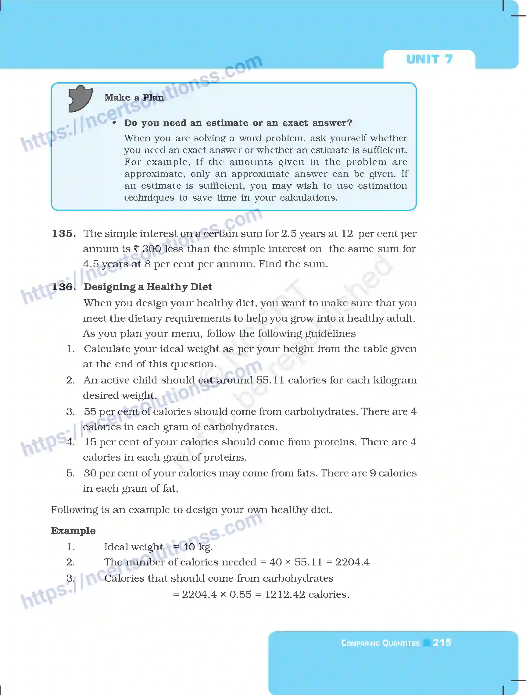 NCERT-Exemplar-Questions-Class-7-Mathematics--Comparing-Quantities-255-page-27