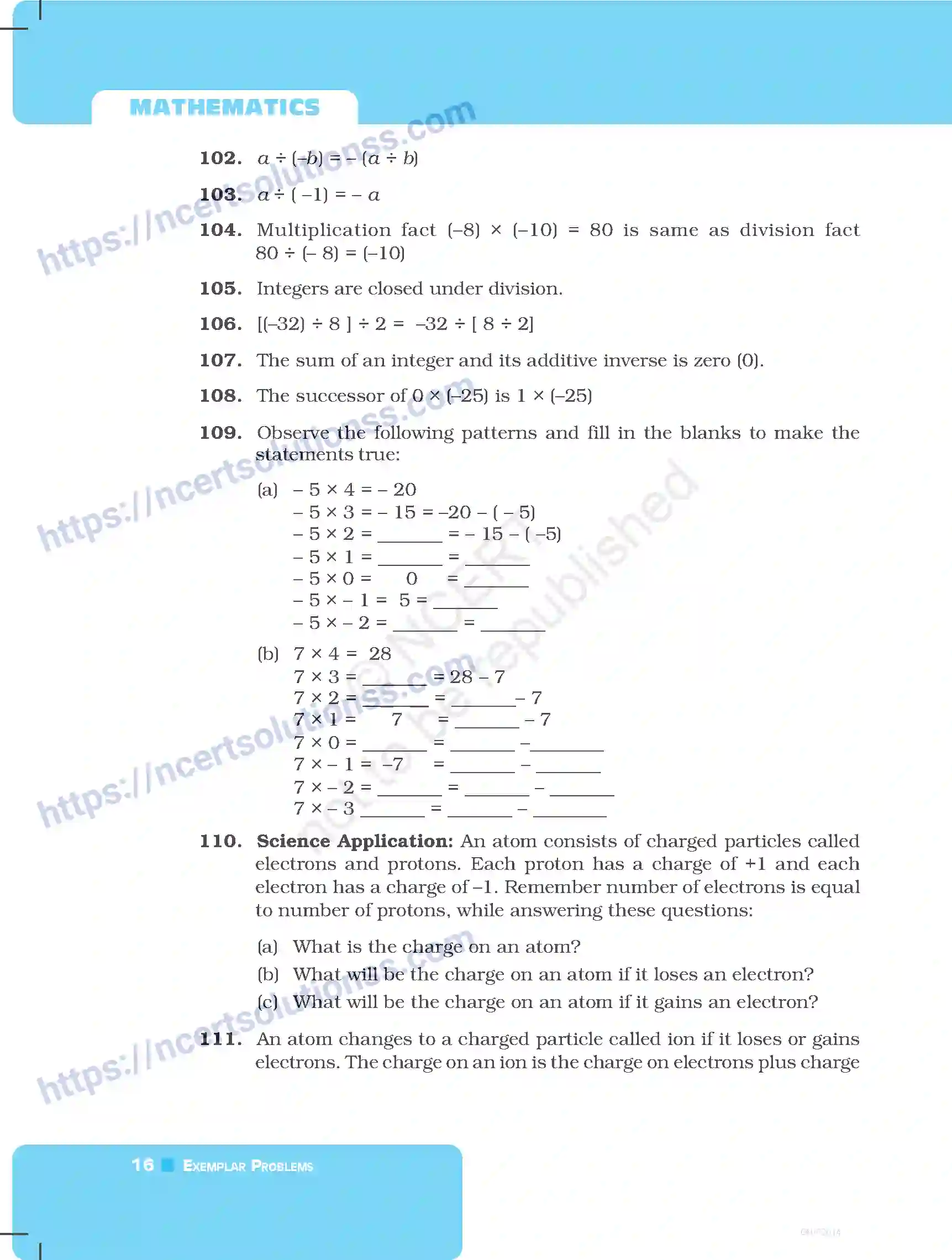 NCERT-Exemplar-Questions-Class-7-Mathematics--Integers-249-page-16