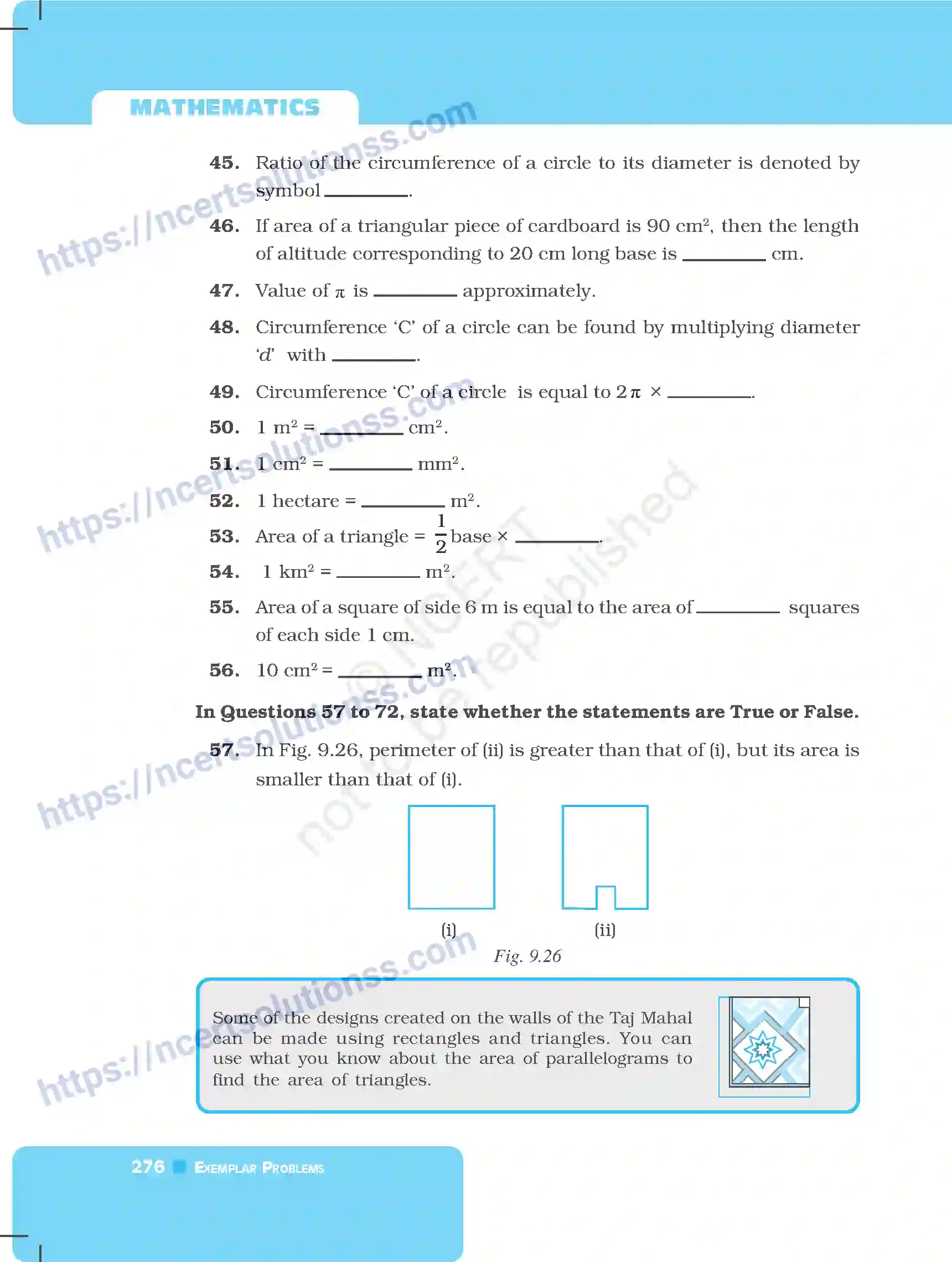 NCERT-Exemplar-Questions-Class-7-Mathematics--Perimeter-and-Area-257-page-20