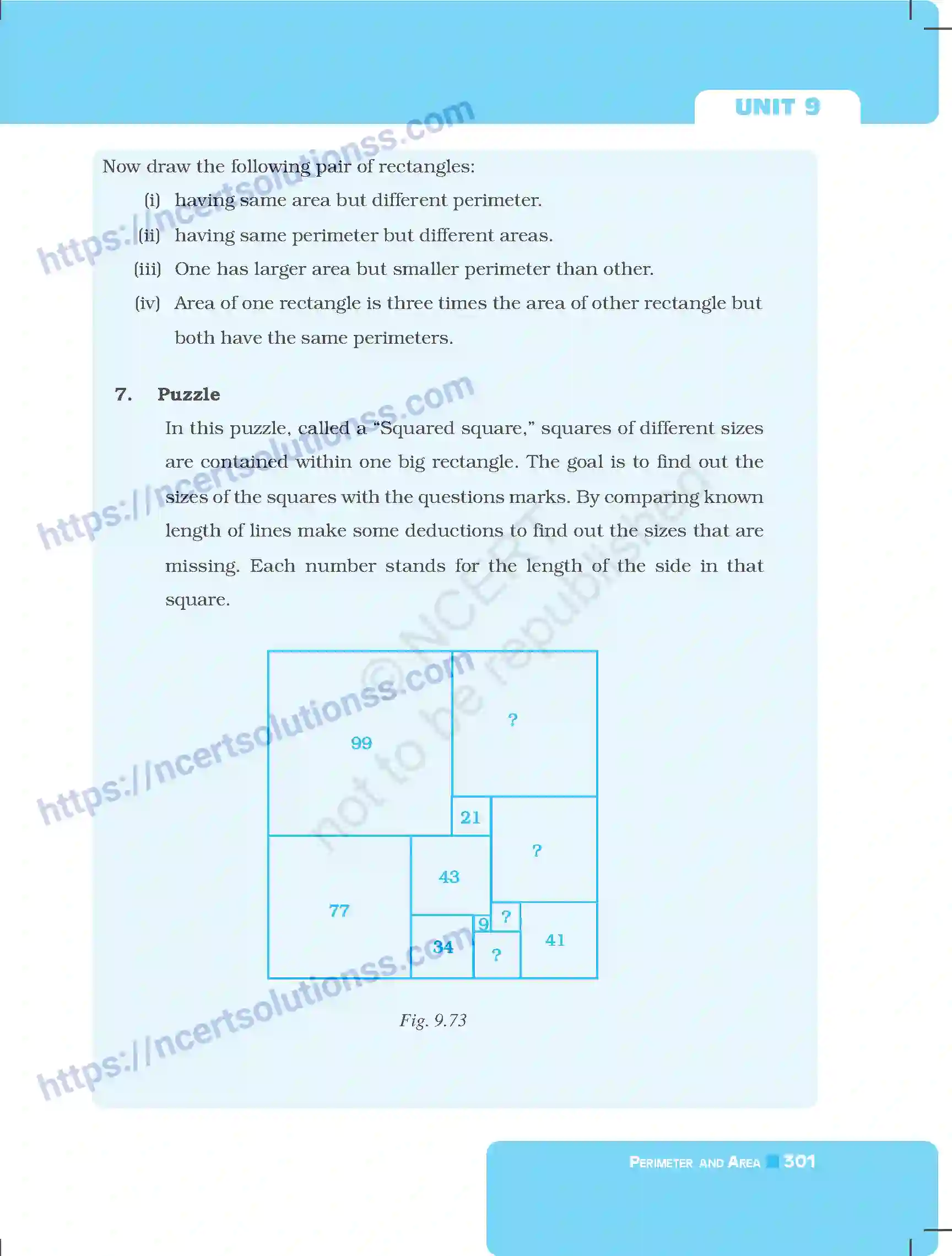 NCERT-Exemplar-Questions-Class-7-Mathematics--Perimeter-and-Area-257-page-45