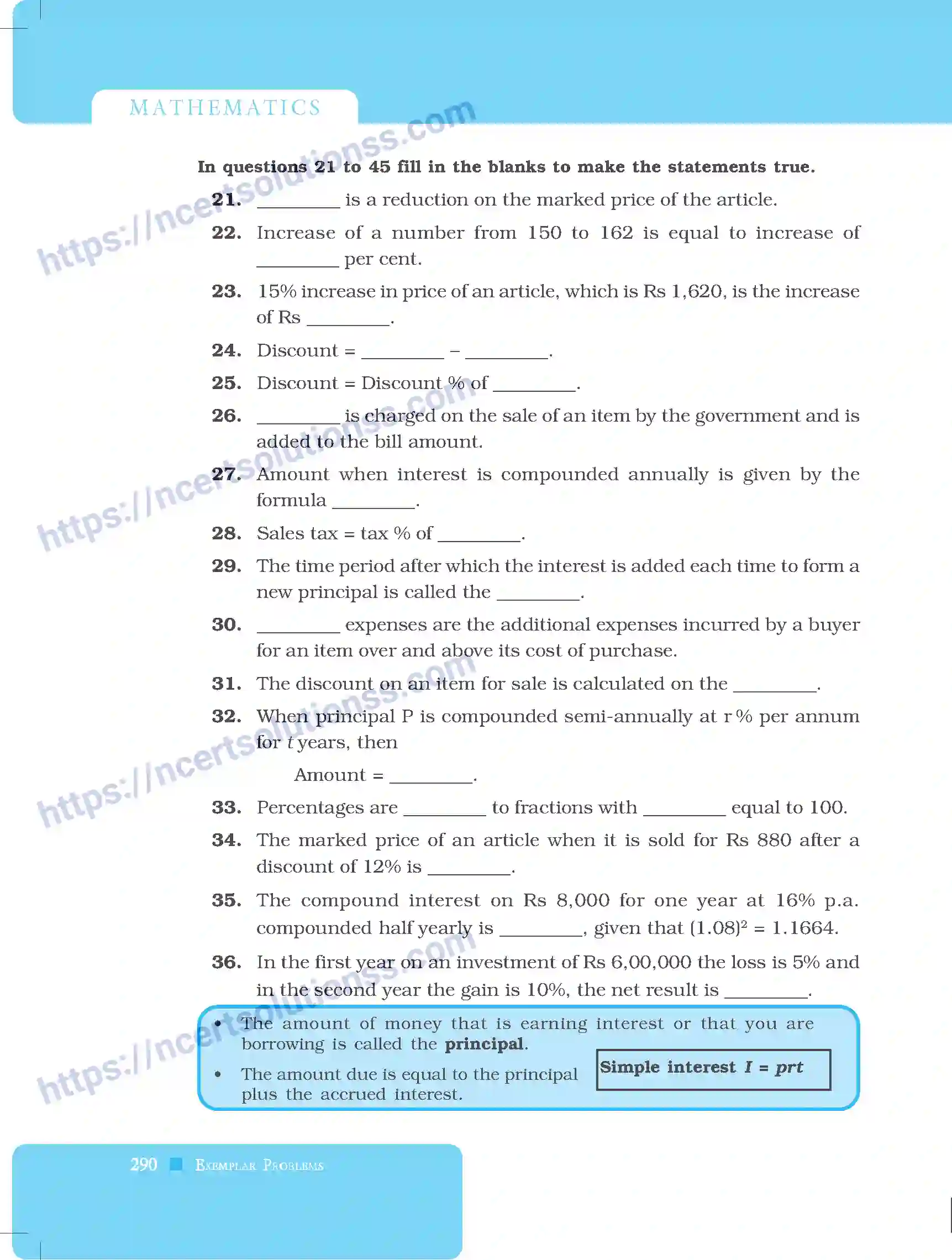 NCERT-Exemplar-Questions-Class-8-Mathematics--Comparing-Quantities-224-page-10