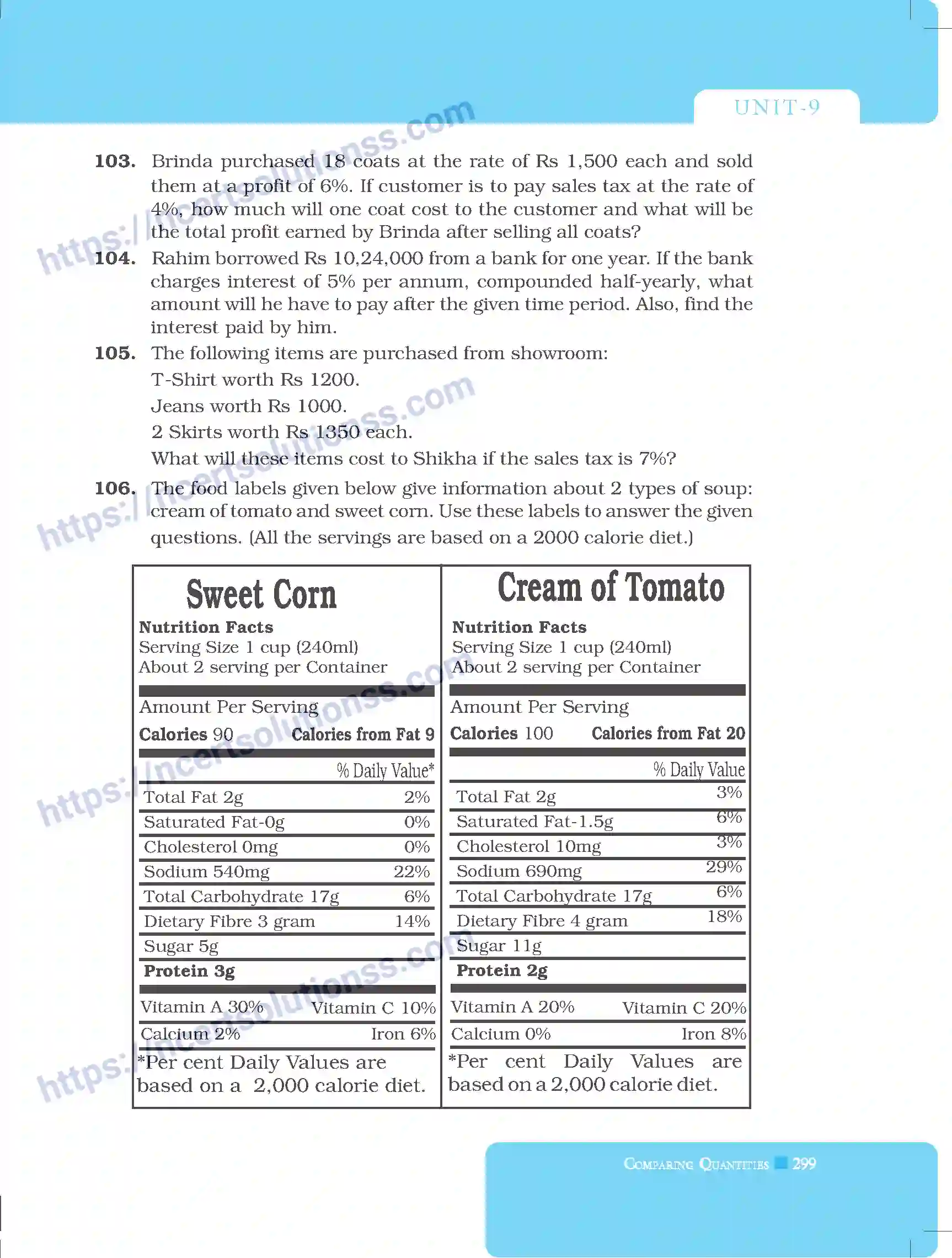NCERT-Exemplar-Questions-Class-8-Mathematics--Comparing-Quantities-224-page-19
