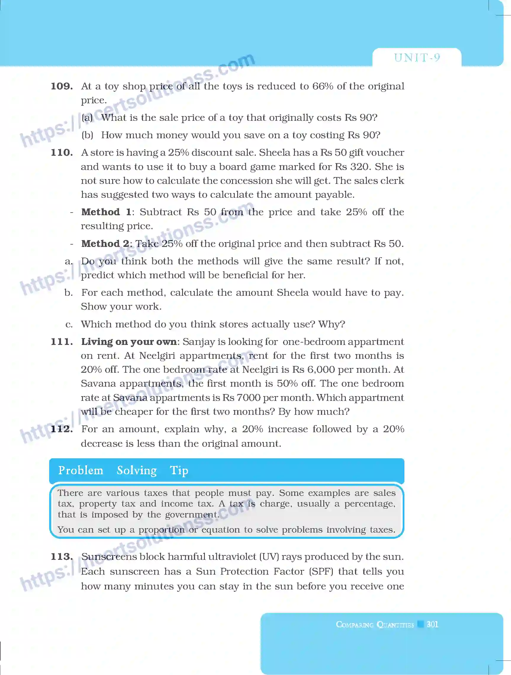 NCERT-Exemplar-Questions-Class-8-Mathematics--Comparing-Quantities-224-page-21