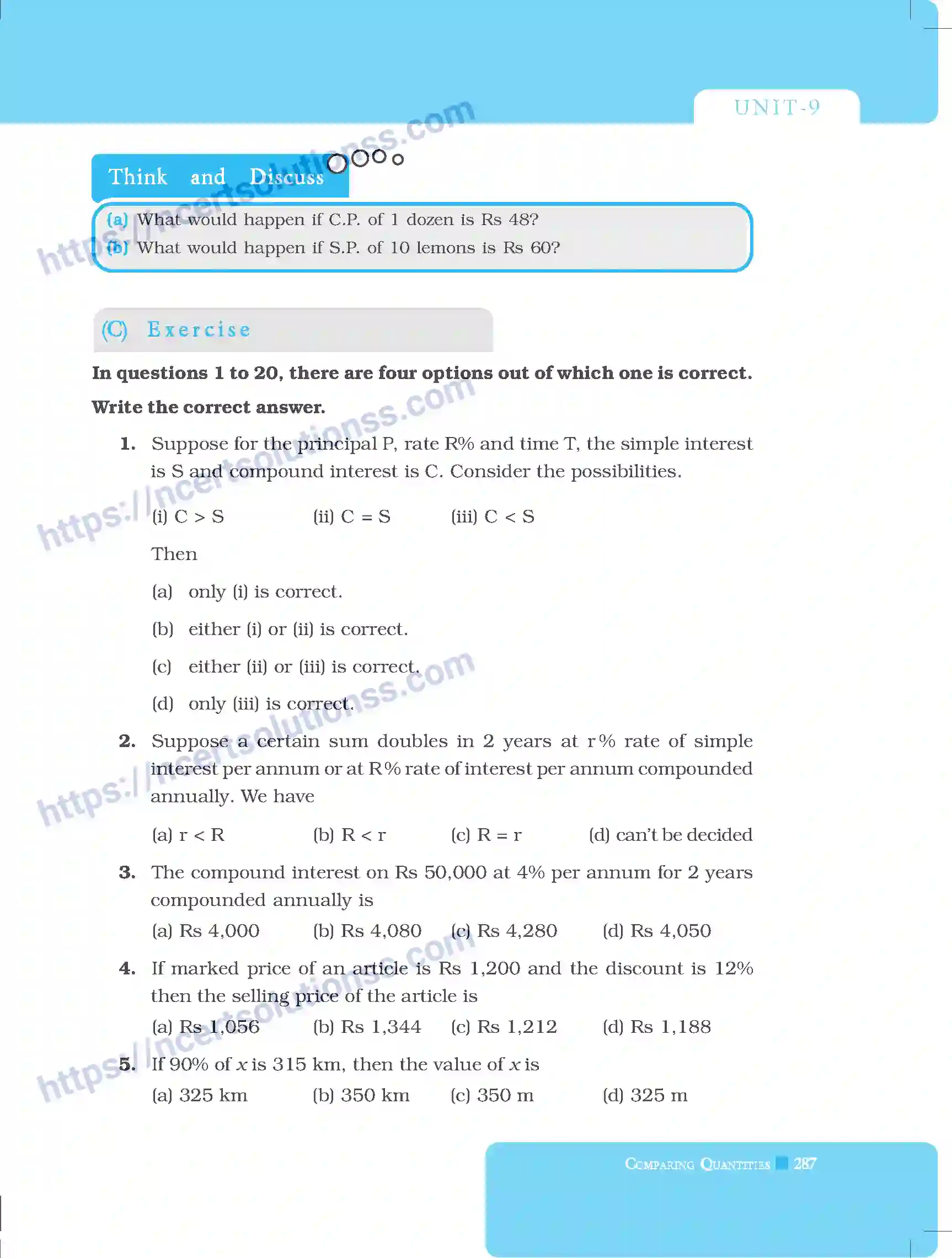 NCERT-Exemplar-Questions-Class-8-Mathematics--Comparing-Quantities-224-page-7