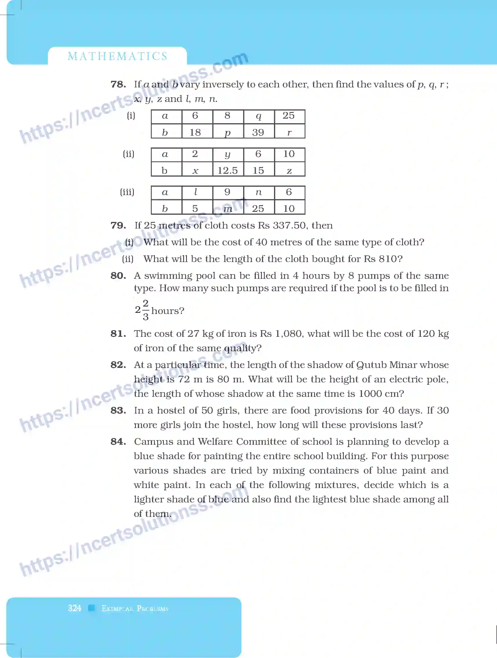 NCERT-Exemplar-Questions-Class-8-Mathematics--Direct-and-Inverse-Proportions-225-page-16