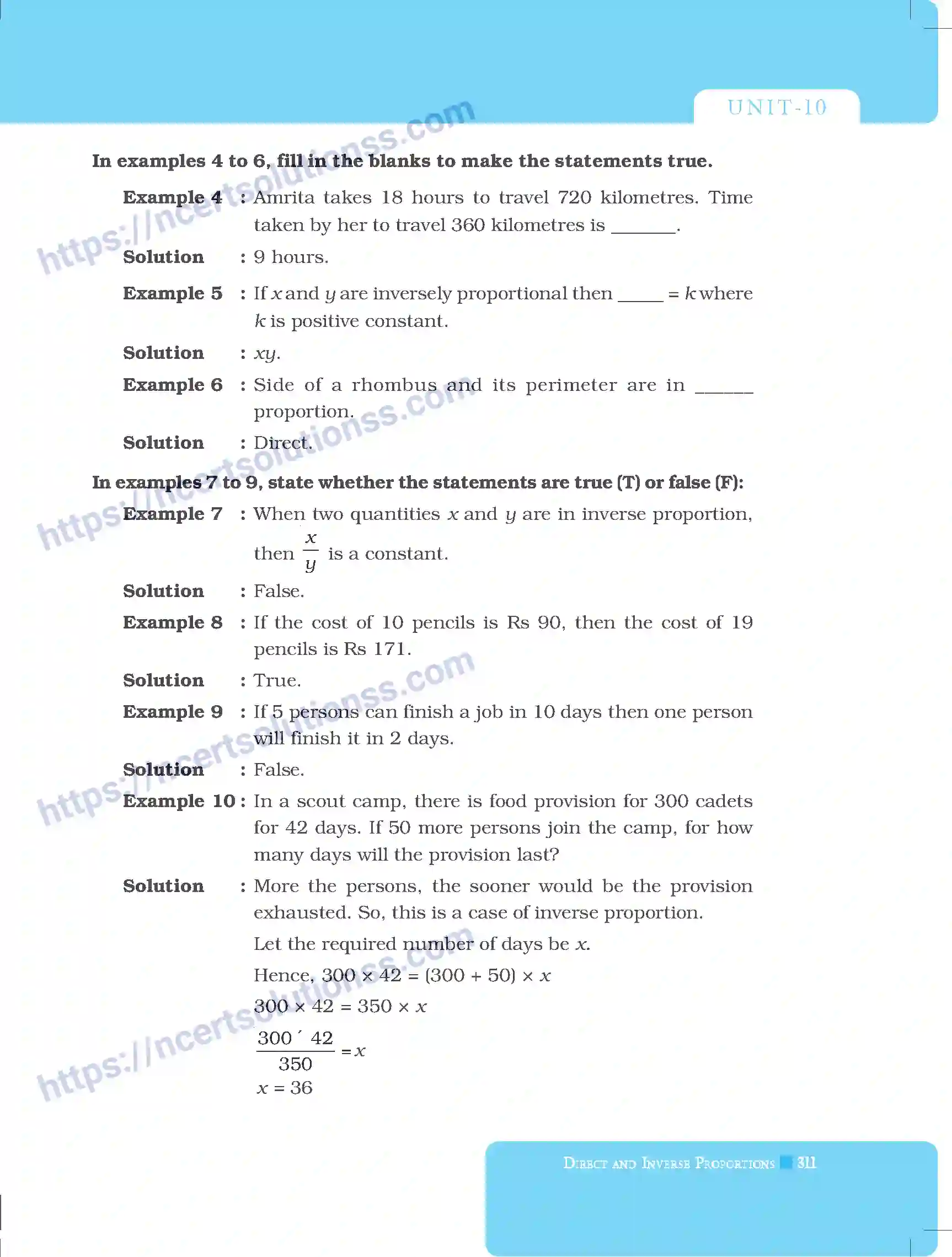 NCERT-Exemplar-Questions-Class-8-Mathematics--Direct-and-Inverse-Proportions-225-page-3