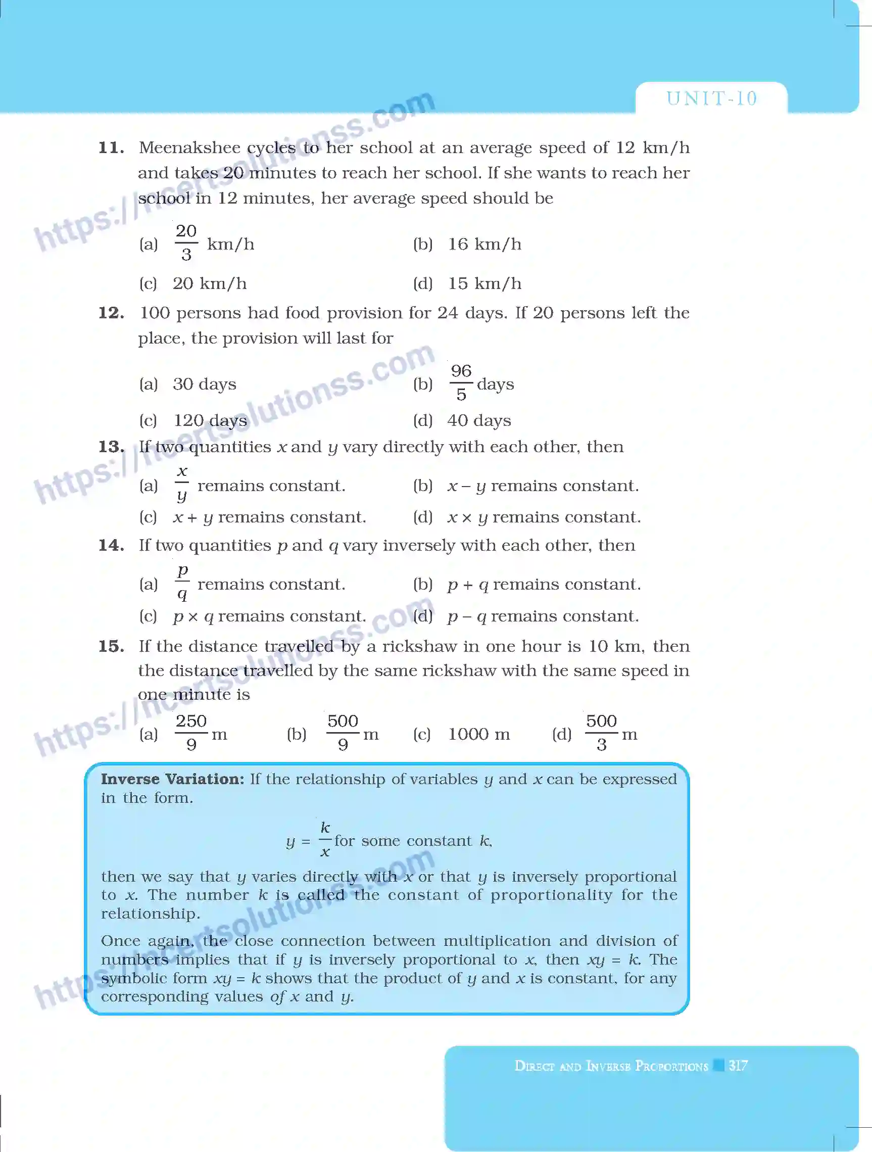 NCERT-Exemplar-Questions-Class-8-Mathematics--Direct-and-Inverse-Proportions-225-page-9