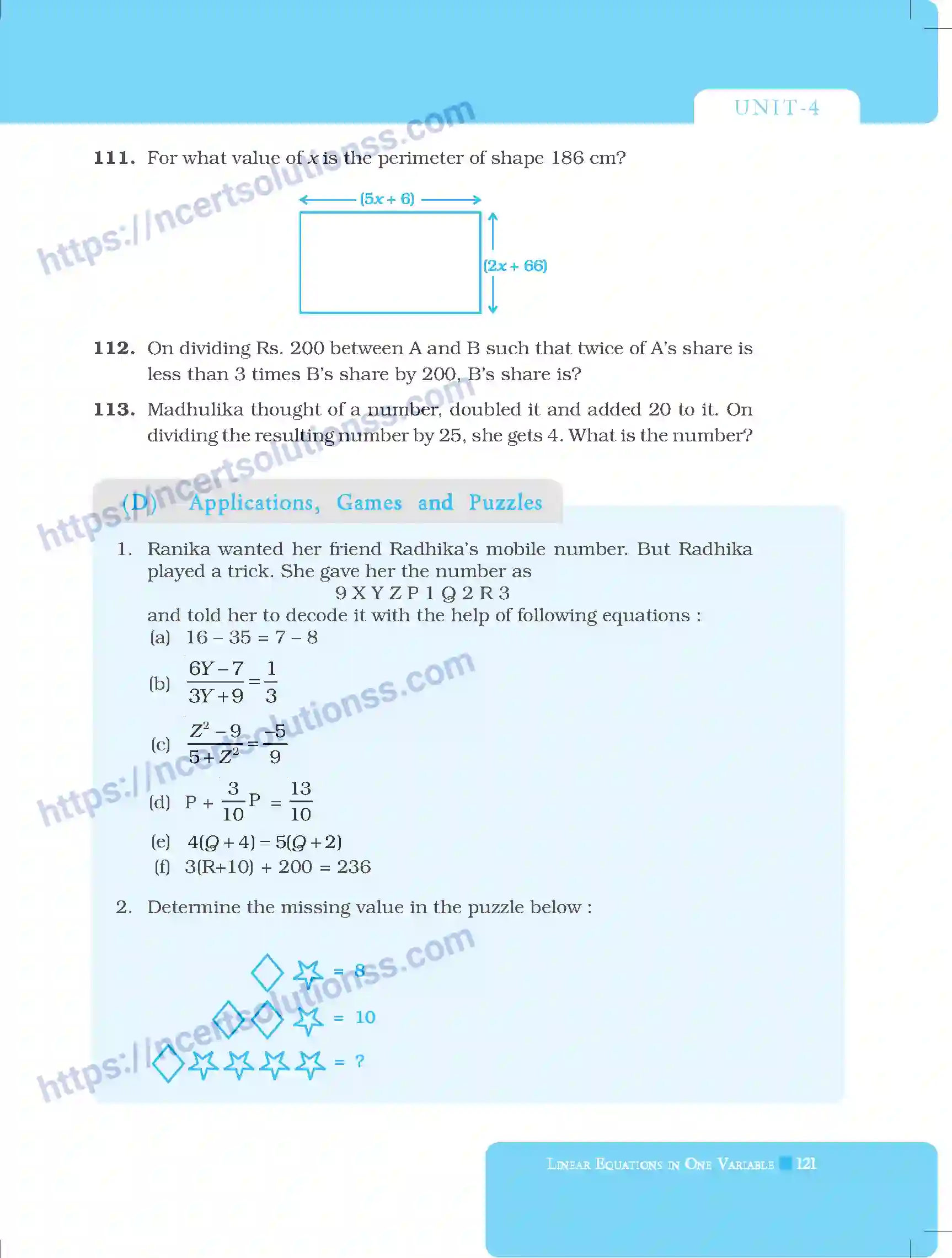 NCERT-Exemplar-Questions-Class-8-Mathematics--Linear-Equation-In-One-Variable-219-page-17