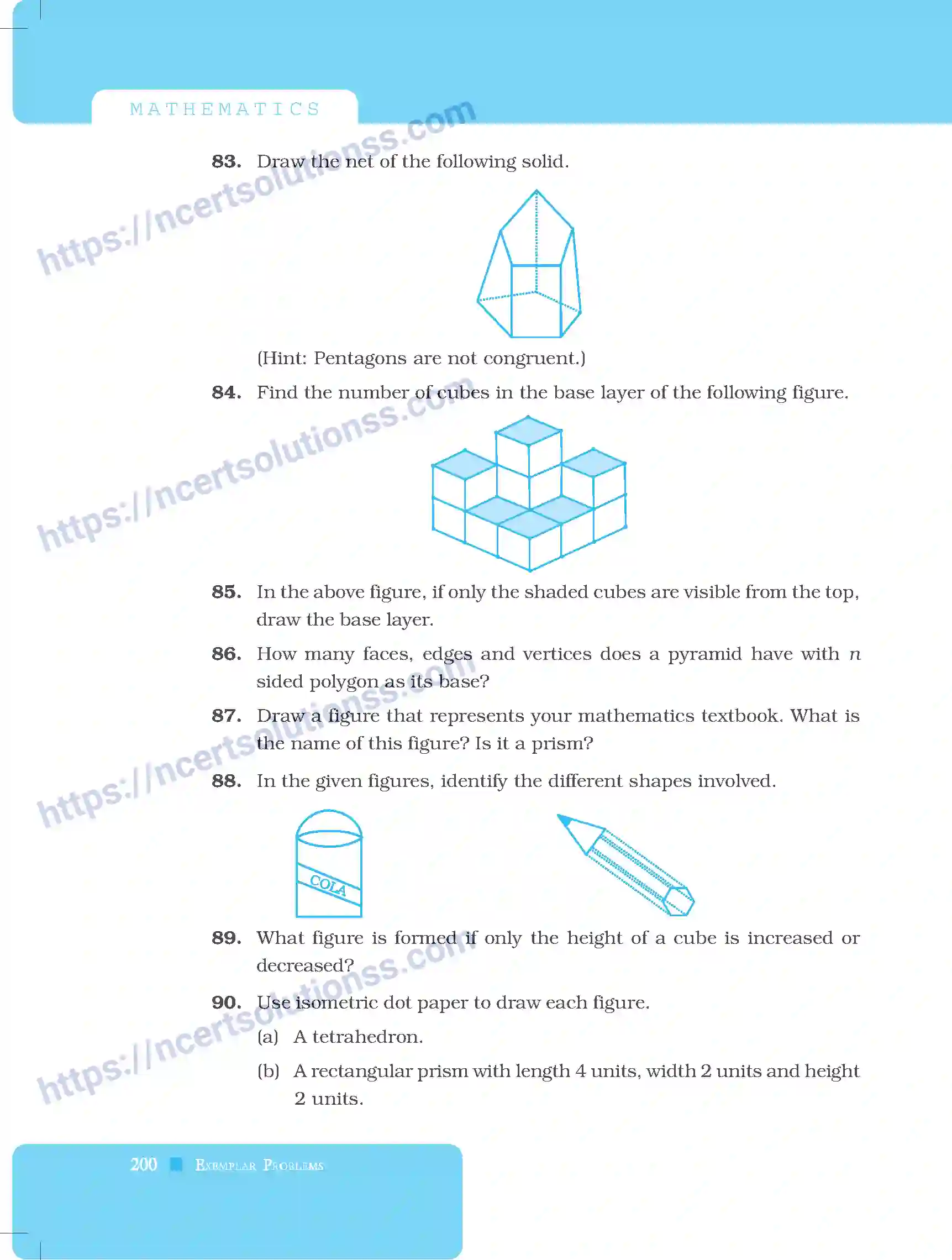 NCERT-Exemplar-Questions-Class-8-Mathematics--Visualising-Solid-Shapes-221-page-30
