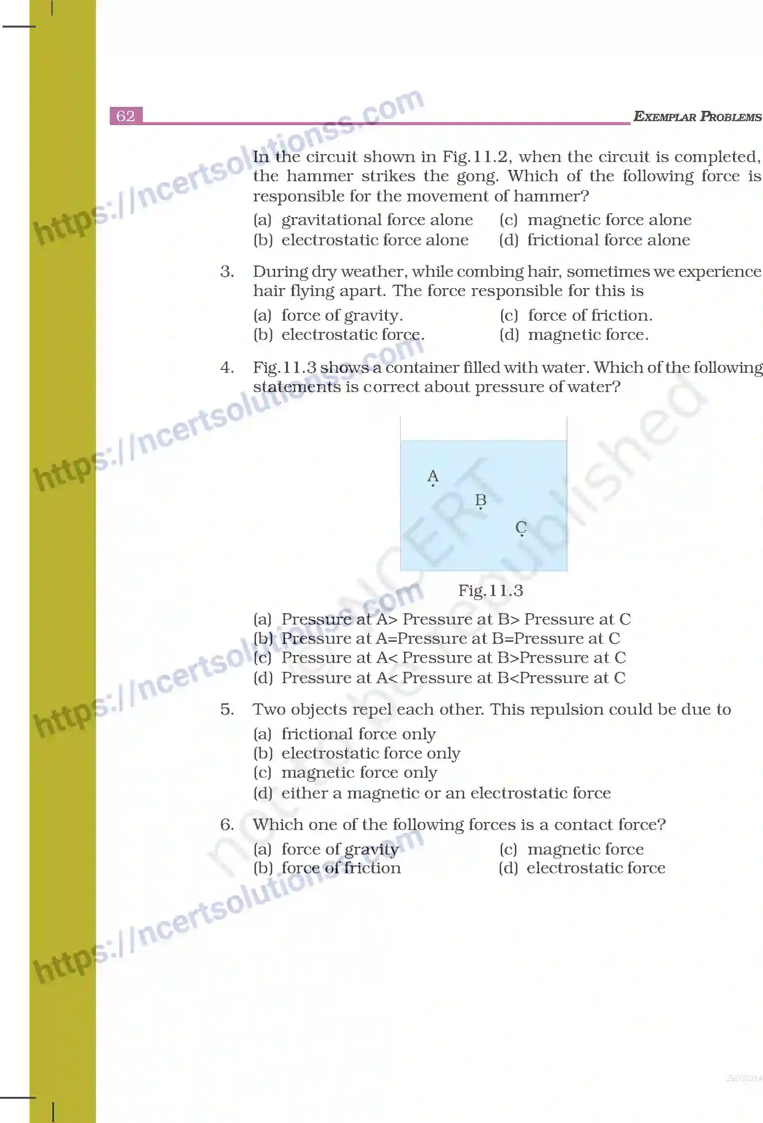 NCERT-Exemplar-Questions-Class-8-Science--Force-240-page-2