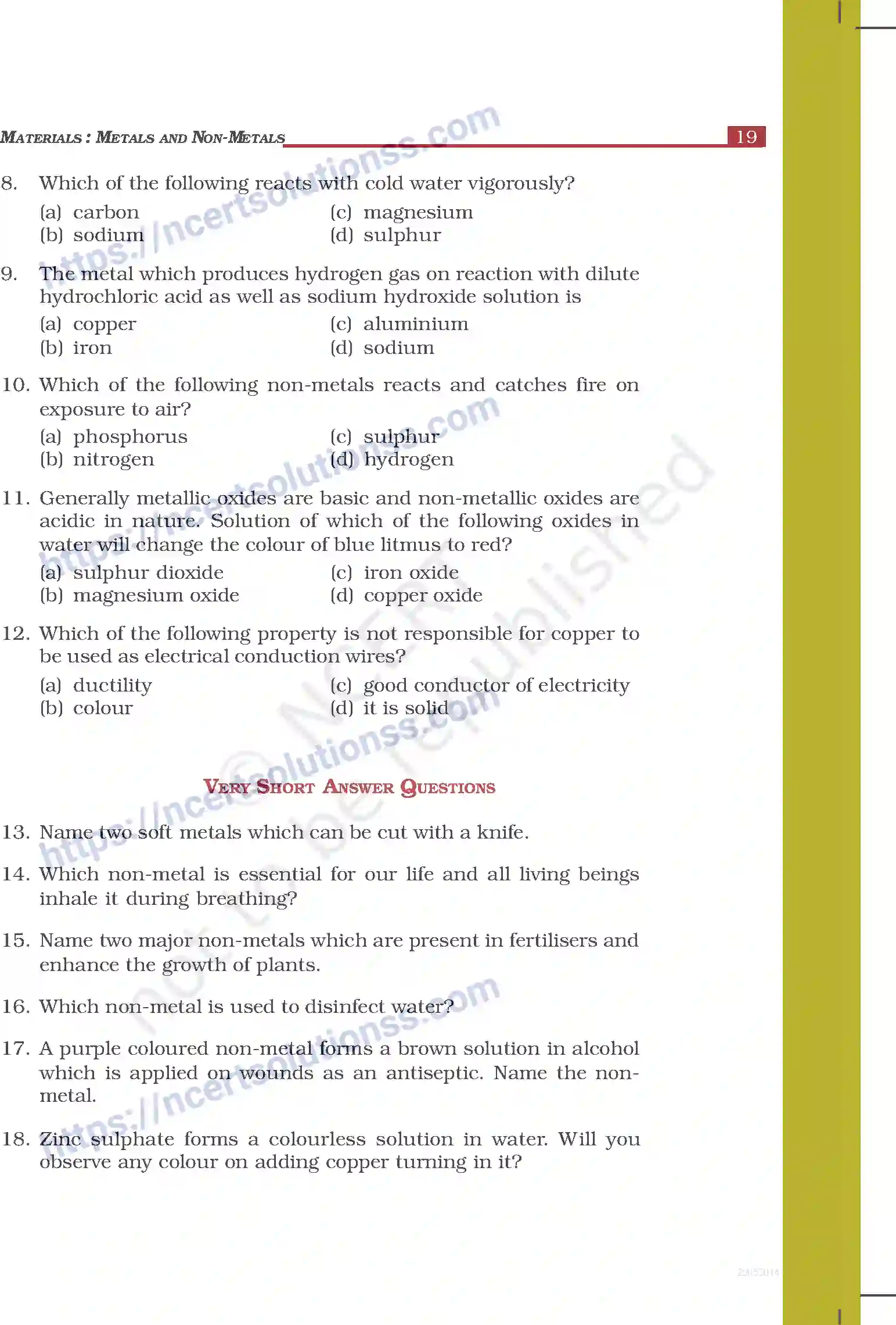 NCERT-Exemplar-Questions-Class-8-Science--Materials-Metals-and-Non-Metals-233-page-2