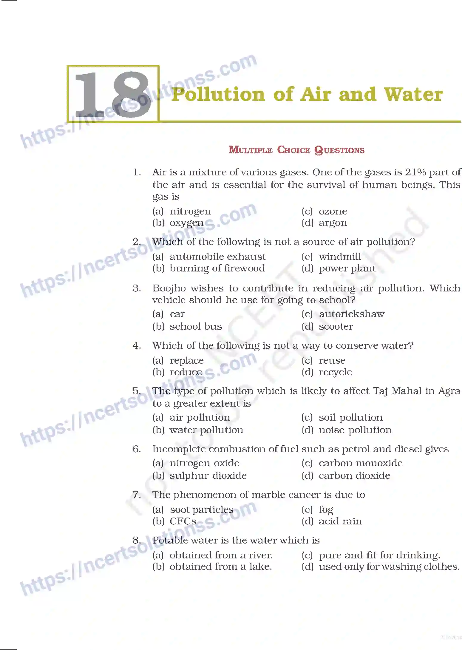 NCERT-Exemplar-Questions-Class-8-Science--Pollution-of-Air-and-Water-247-page-1