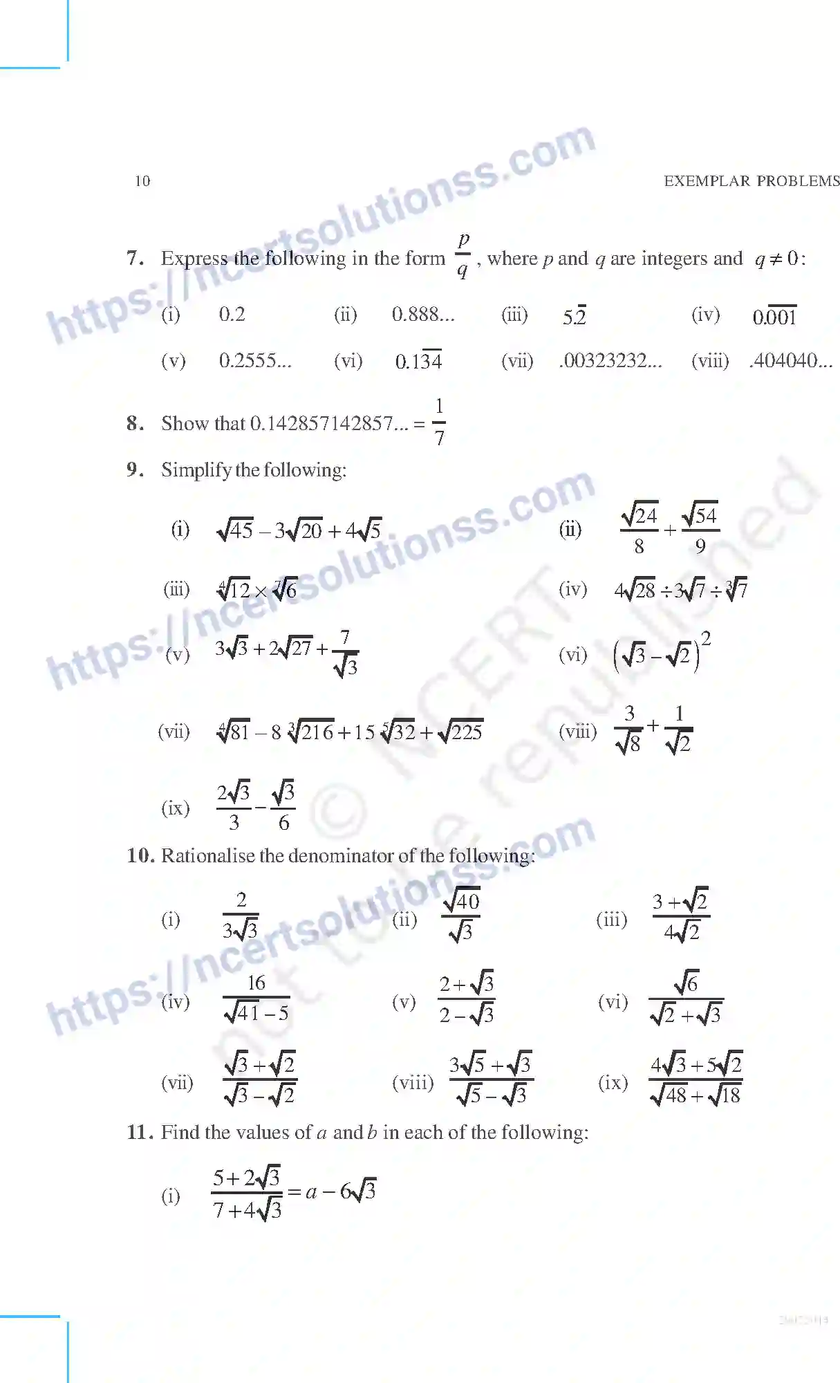 NCERT-Exemplar-Questions-Class-9-Mathematics--Number-Systems-181-page-10