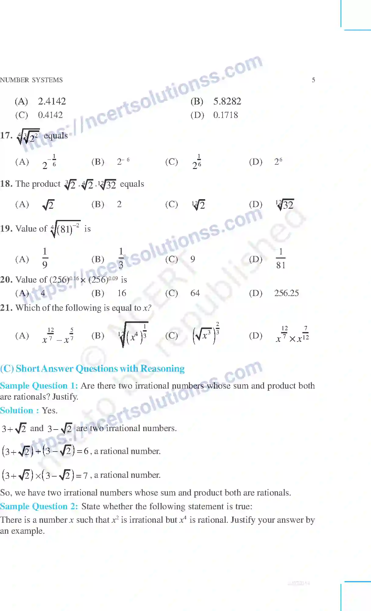 NCERT-Exemplar-Questions-Class-9-Mathematics--Number-Systems-181-page-5