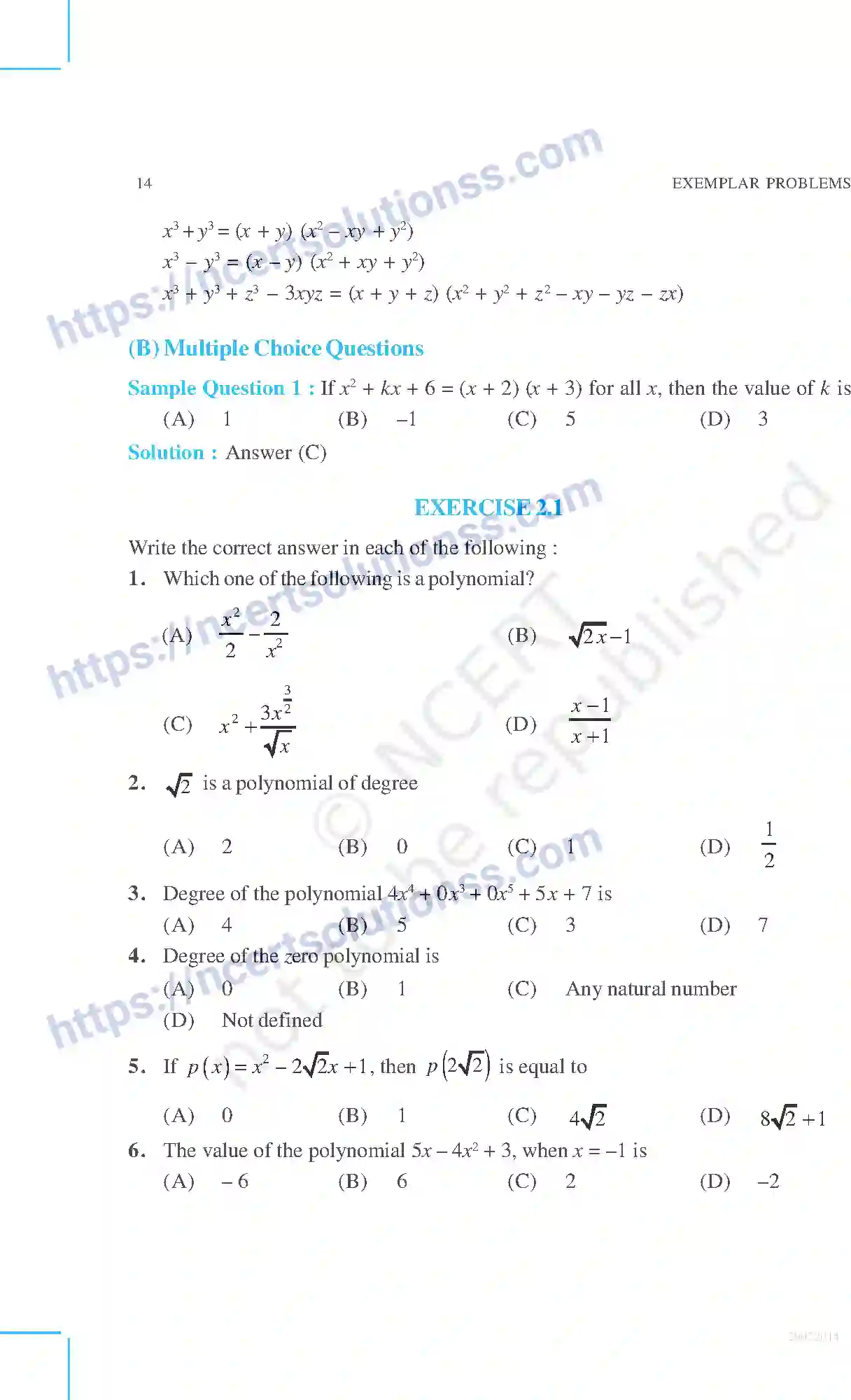 NCERT-Exemplar-Questions-Class-9-Mathematics--Polynomials-182-page-2