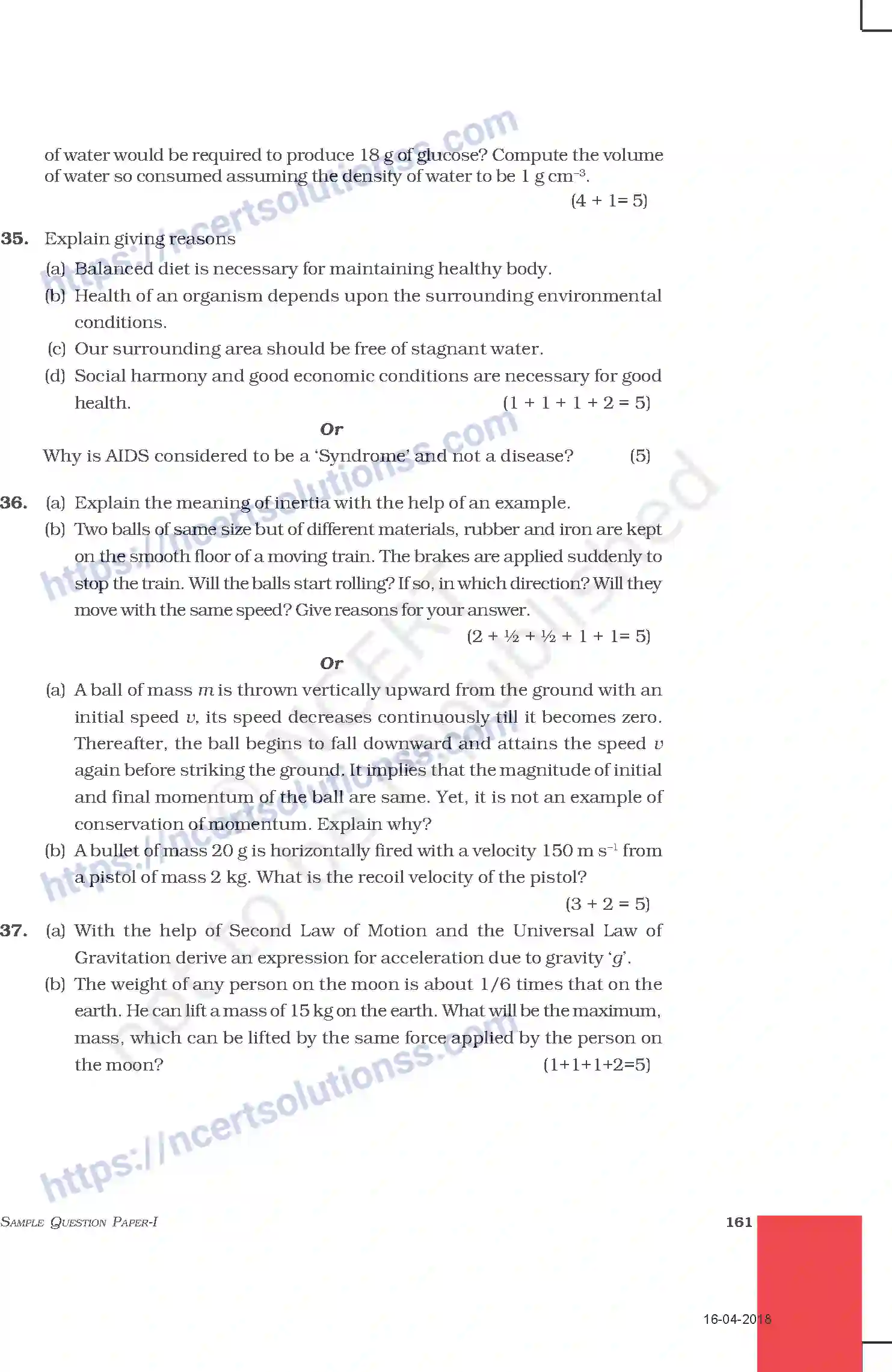 NCERT-Exemplar-Questions-Class-9-Science--Sample-Question-Paper-I-213-page-6