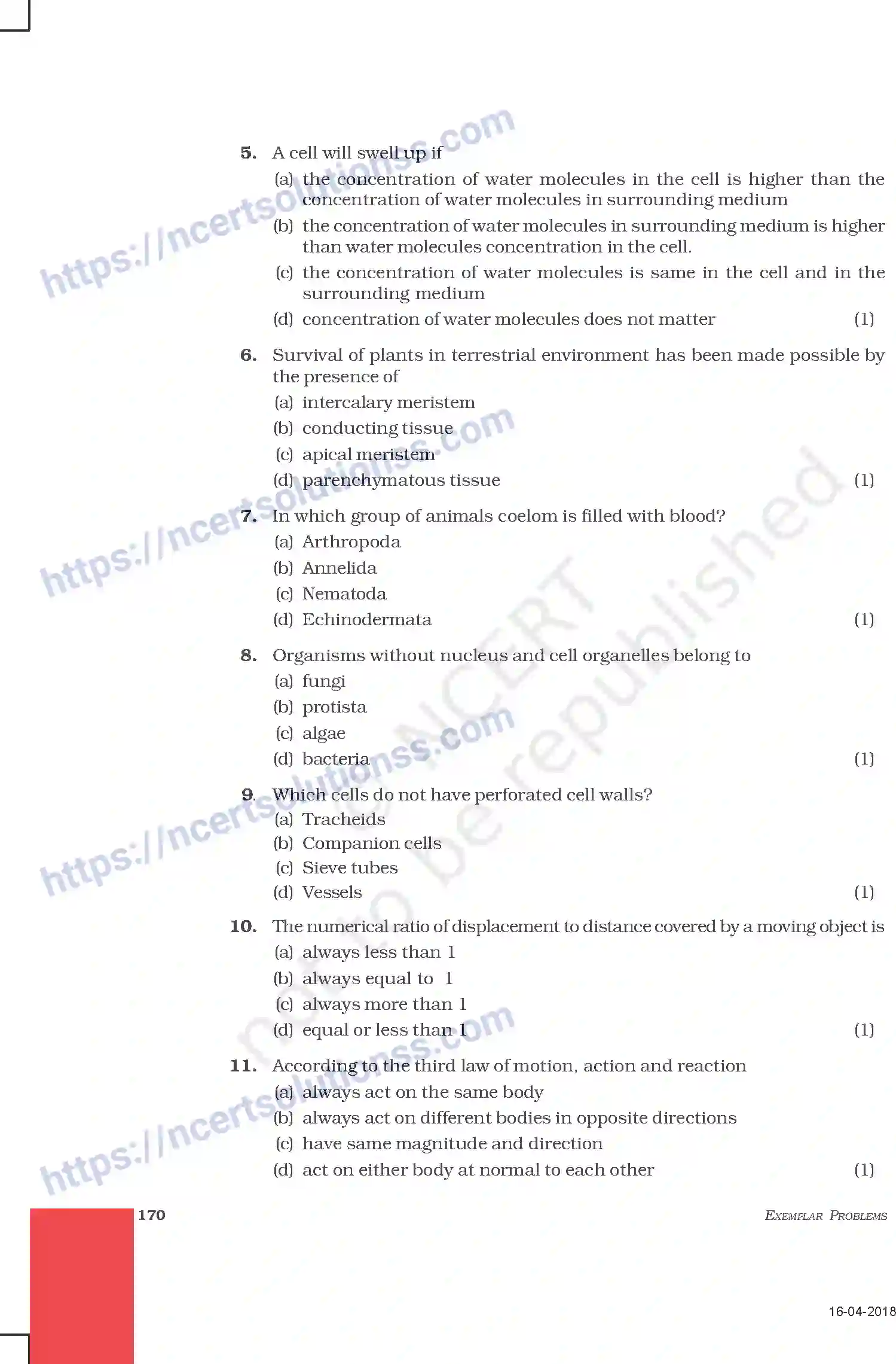 NCERT-Exemplar-Questions-Class-9-Science--Sample-Question-Paper-II-214-page-2