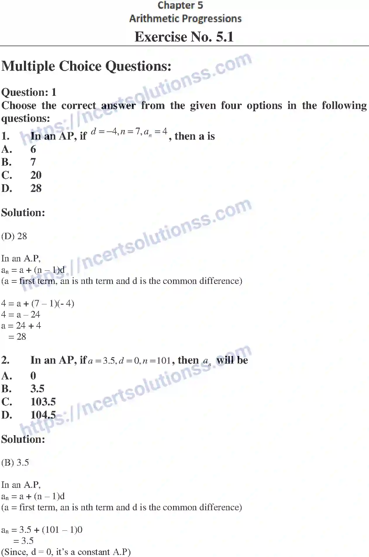 NCERT-Exemplar-Solution-Class-10-Mathematics-Arithmetic-Progressions-131-page-1