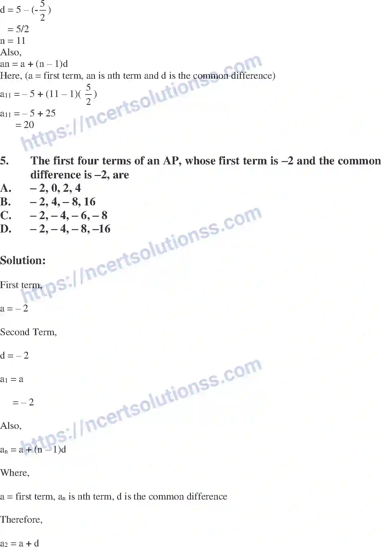 NCERT-Exemplar-Solution-Class-10-Mathematics-Arithmetic-Progressions-131-page-3