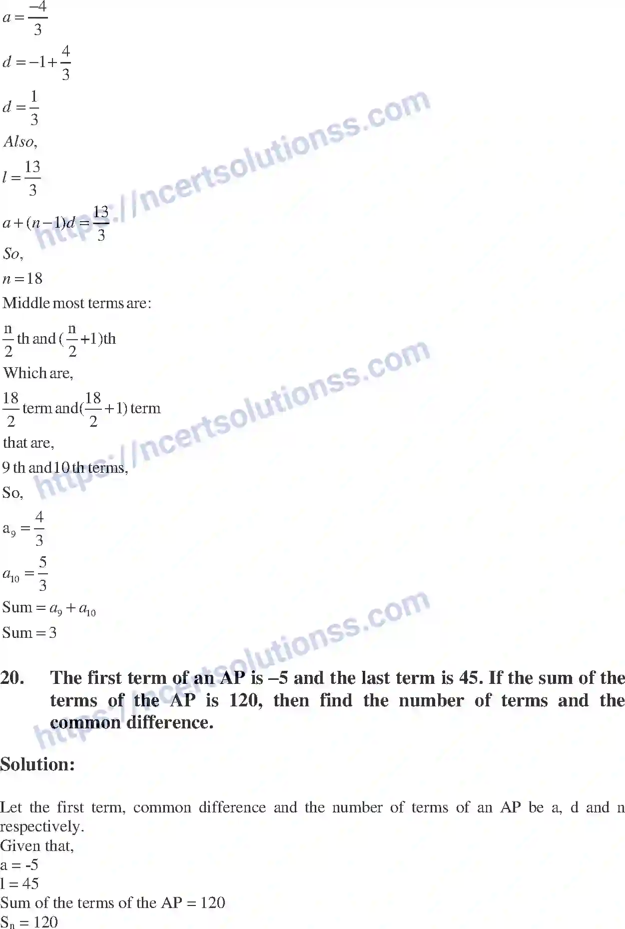 NCERT-Exemplar-Solution-Class-10-Mathematics-Arithmetic-Progressions-131-page-42