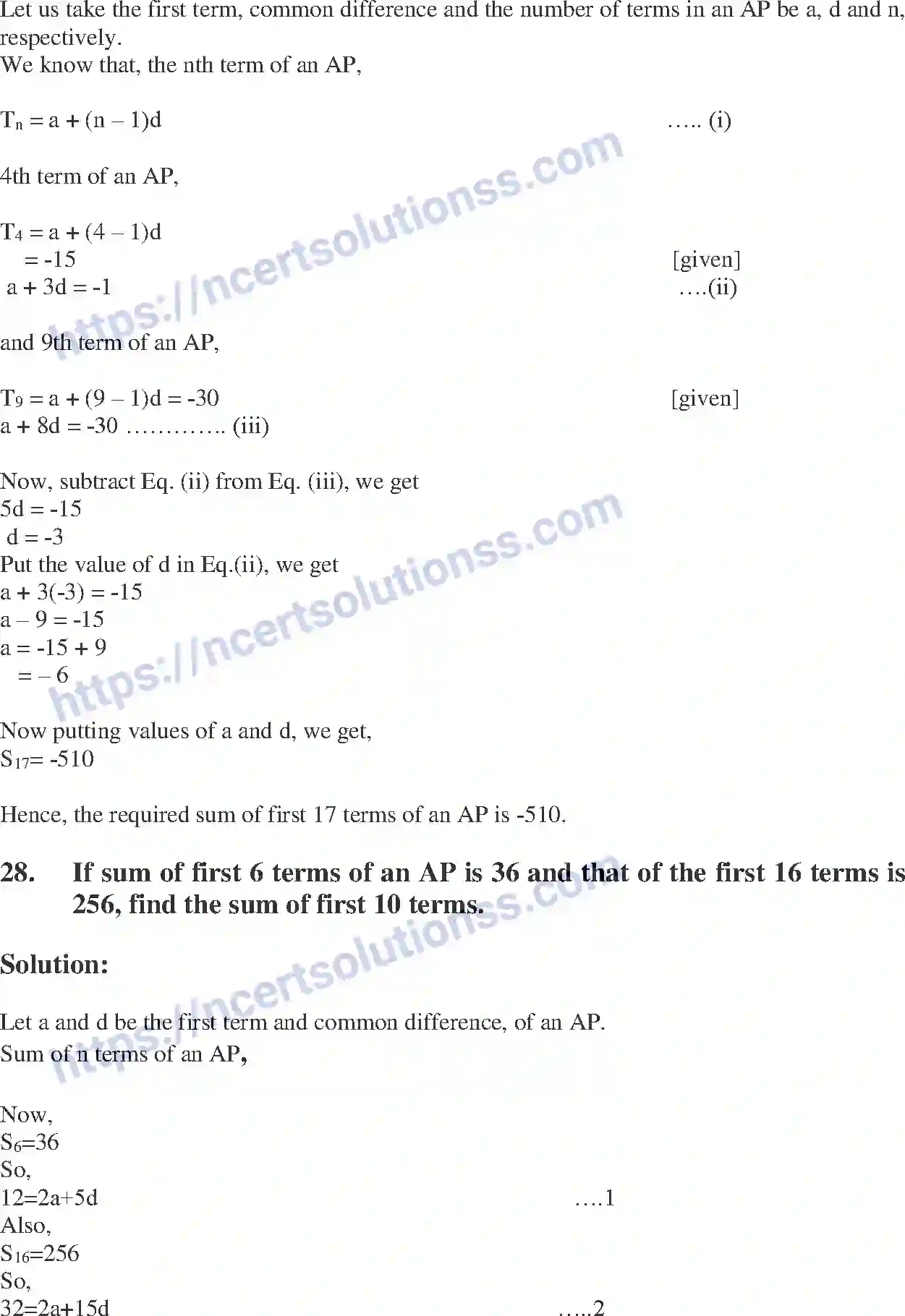 NCERT-Exemplar-Solution-Class-10-Mathematics-Arithmetic-Progressions-131-page-48
