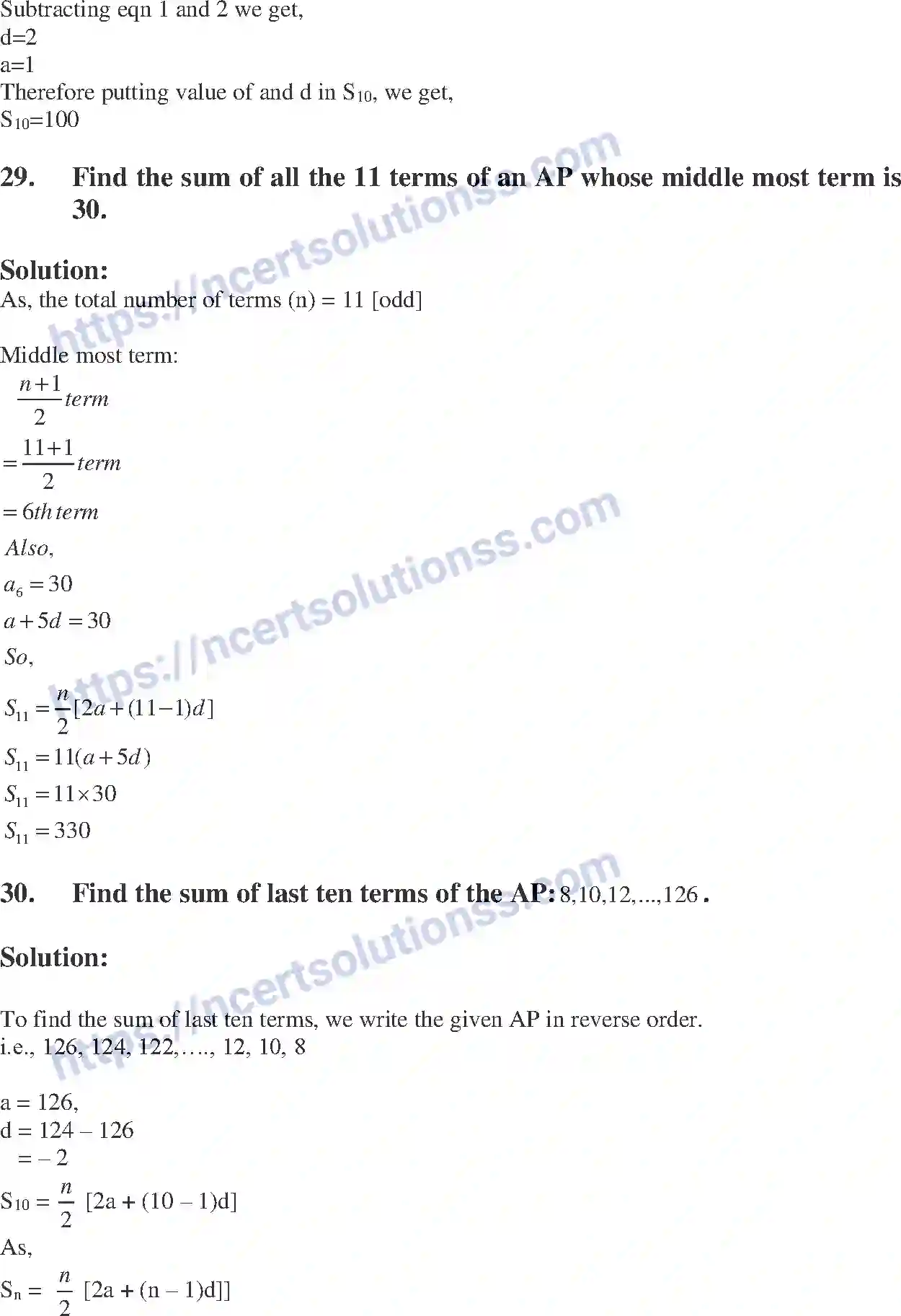 NCERT-Exemplar-Solution-Class-10-Mathematics-Arithmetic-Progressions-131-page-49