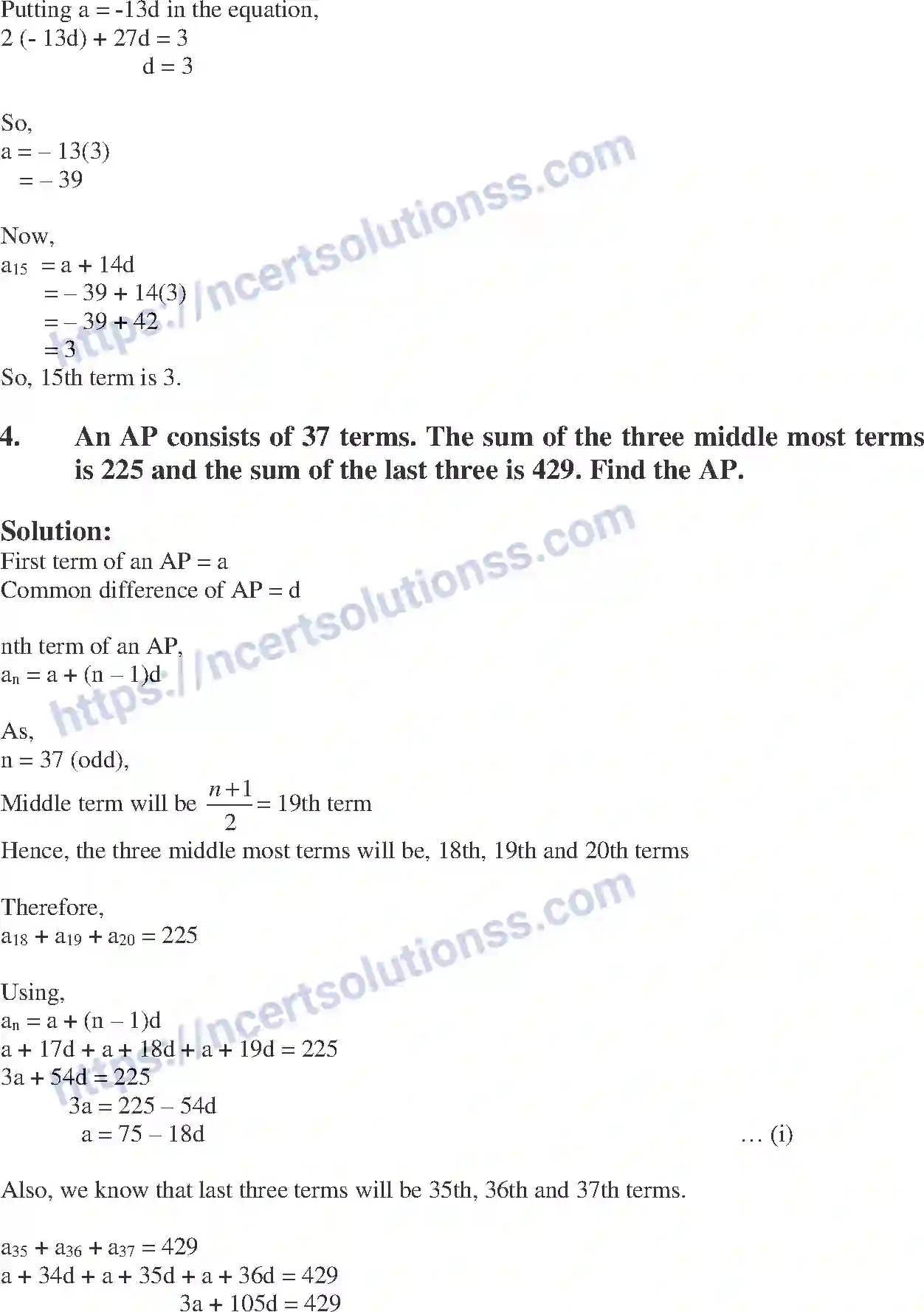 NCERT-Exemplar-Solution-Class-10-Mathematics-Arithmetic-Progressions-131-page-60