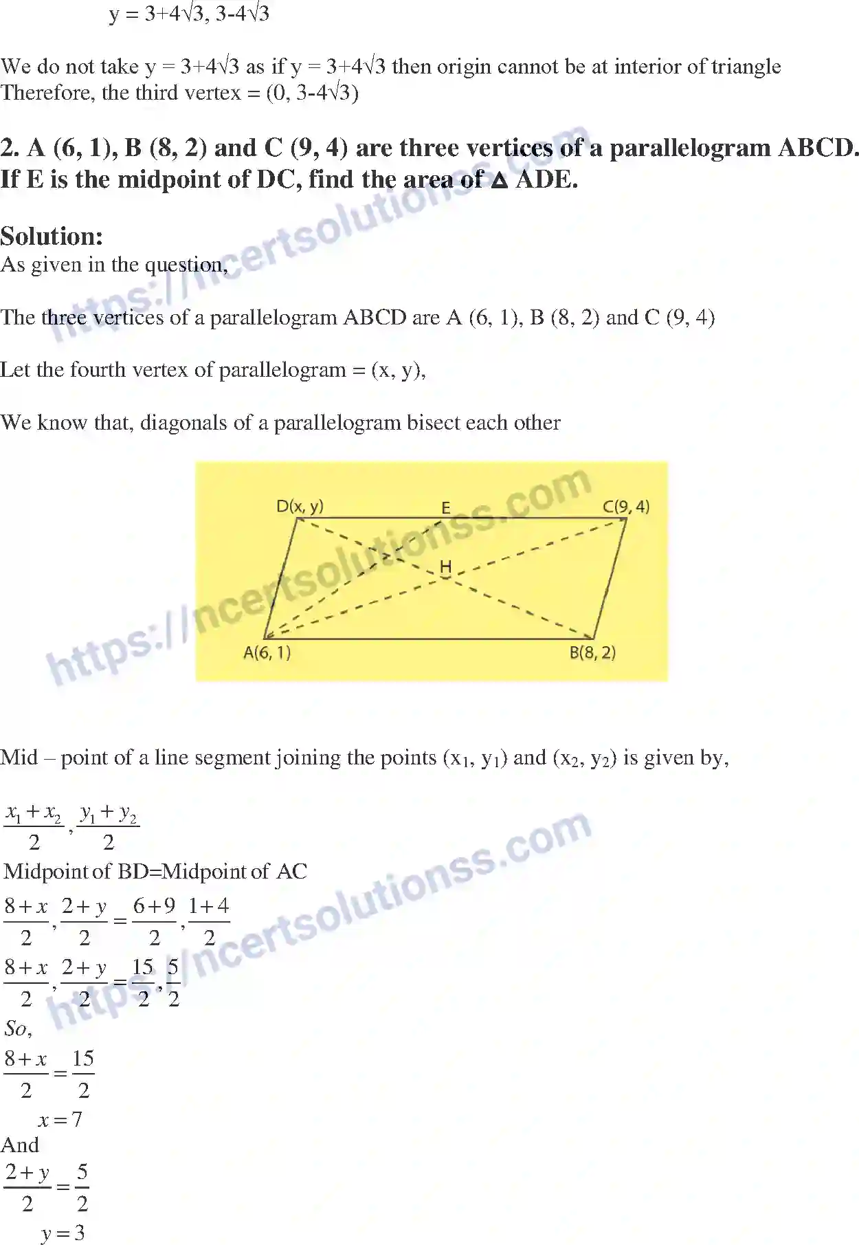 NCERT-Exemplar-Solution-Class-10-Mathematics-Coordinate-Geometry-133-page-40