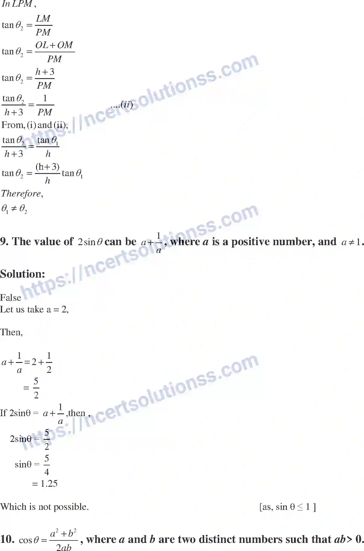 NCERT-Exemplar-Solution-Class-10-Mathematics-Introduction-to-Trigonometry-and-its-Equation-134-page-18