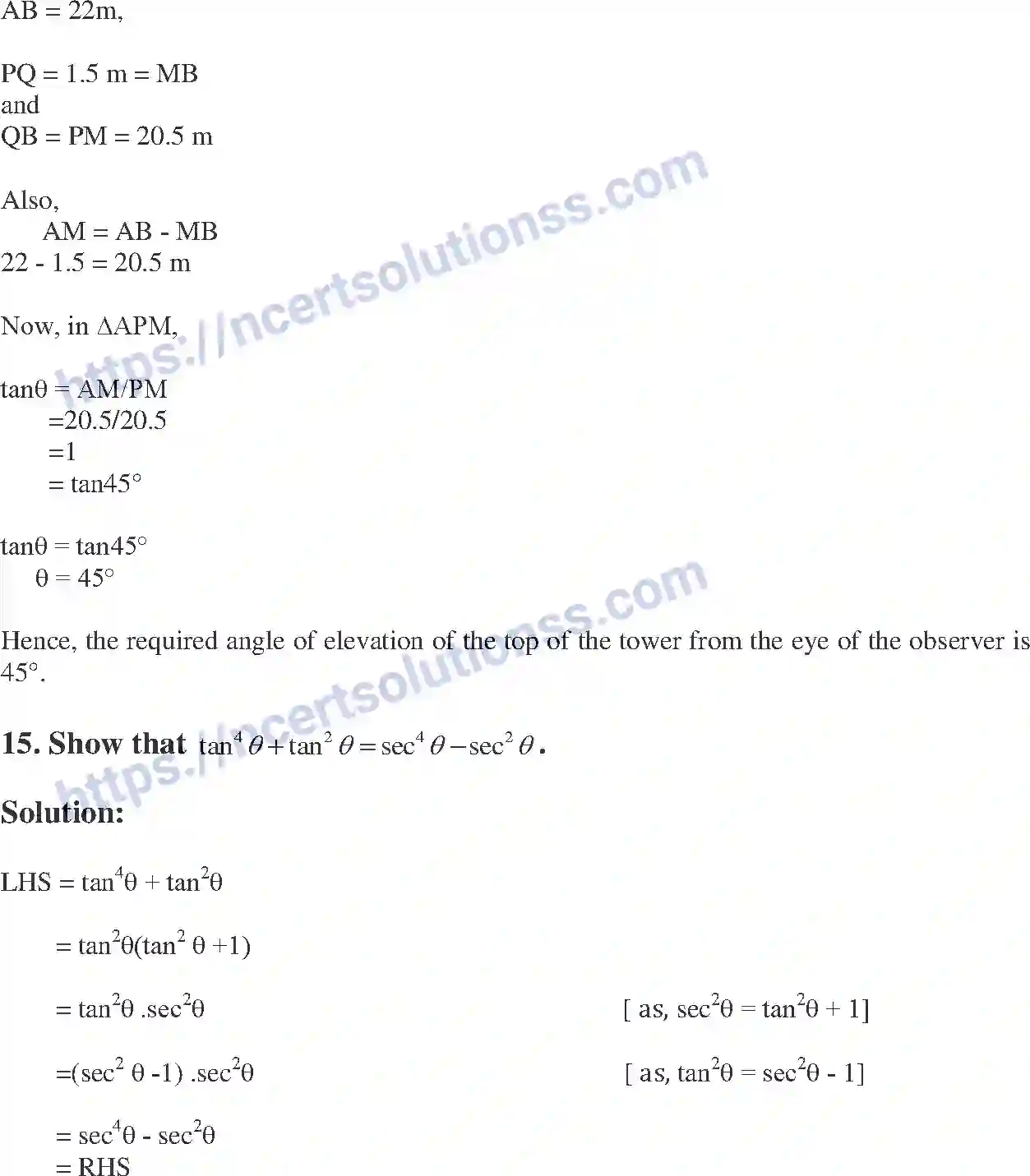 NCERT-Exemplar-Solution-Class-10-Mathematics-Introduction-to-Trigonometry-and-its-Equation-134-page-31