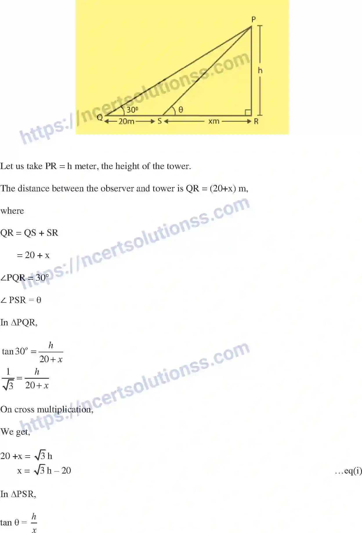 NCERT-Exemplar-Solution-Class-10-Mathematics-Introduction-to-Trigonometry-and-its-Equation-134-page-34